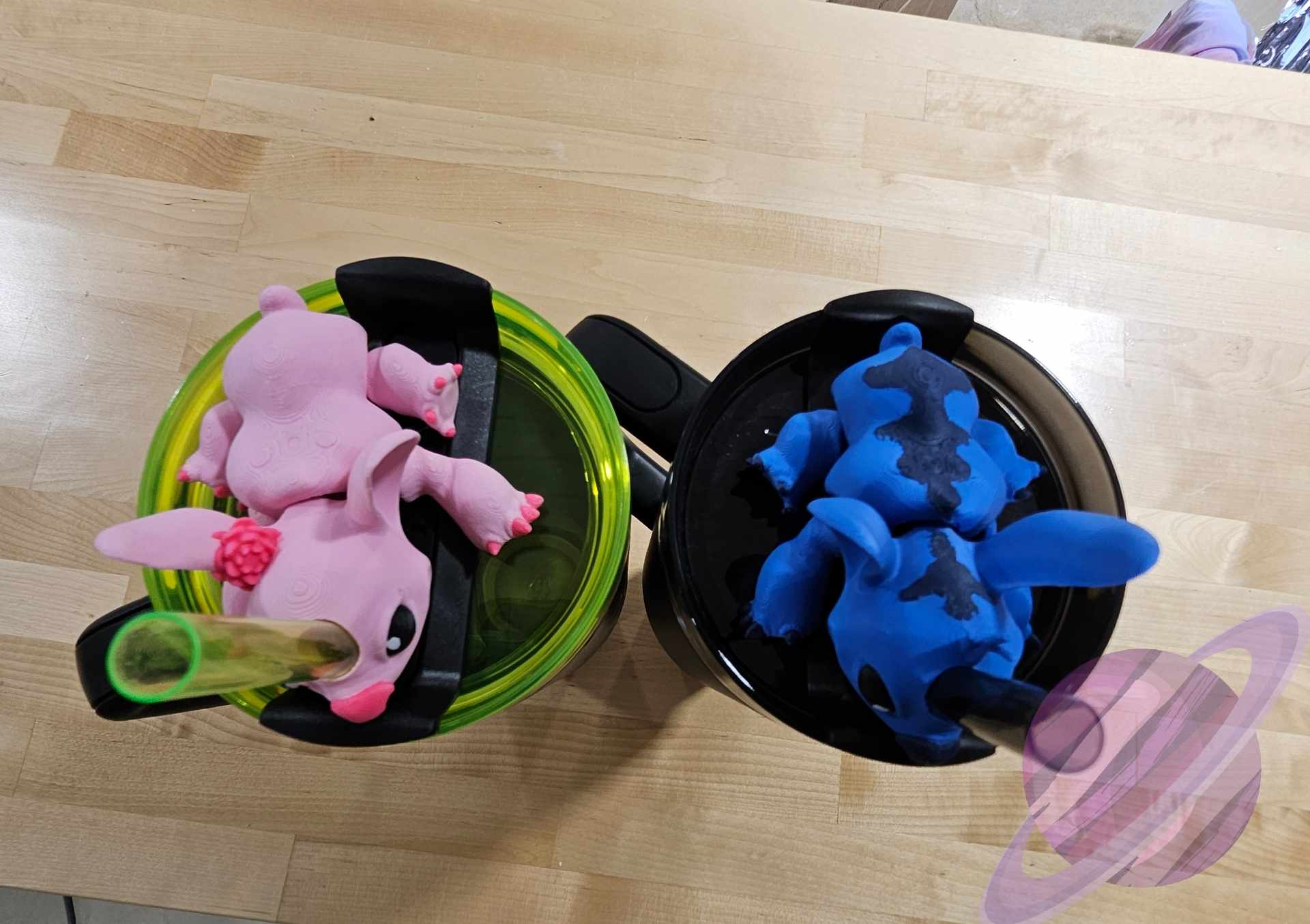 PINK ALIEN-3D PRINTED STRAW BUDDY - Image 5