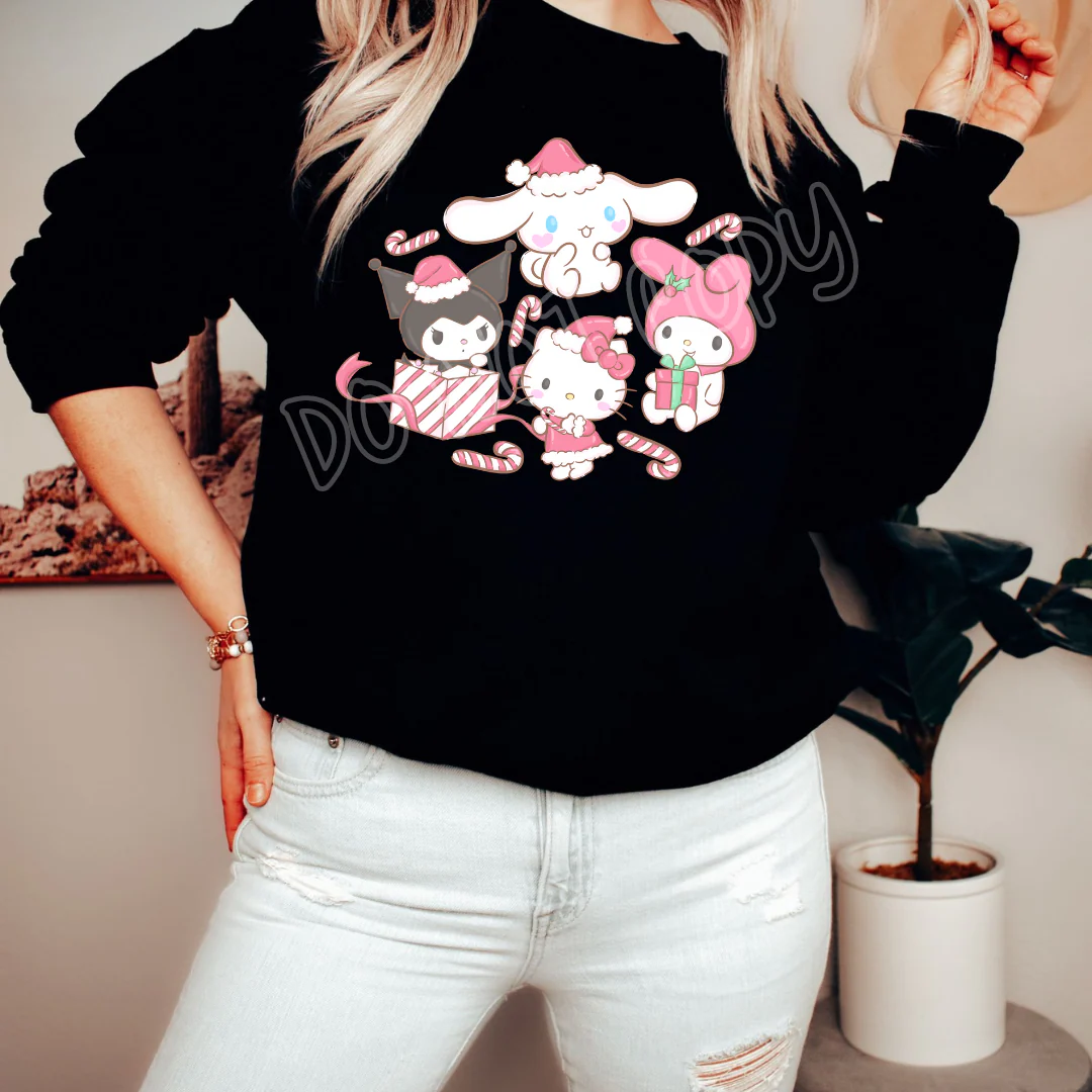 PINK CHRISTMAS - HOLIDAY RUN 1 - UNISEX TEE ADULTS/KIDS