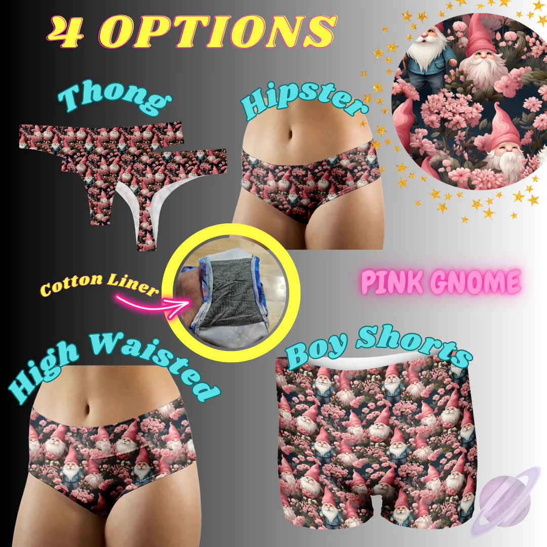 PINK GNOME- UNDERWEAR 3 PREORDER CLOSING 3/27