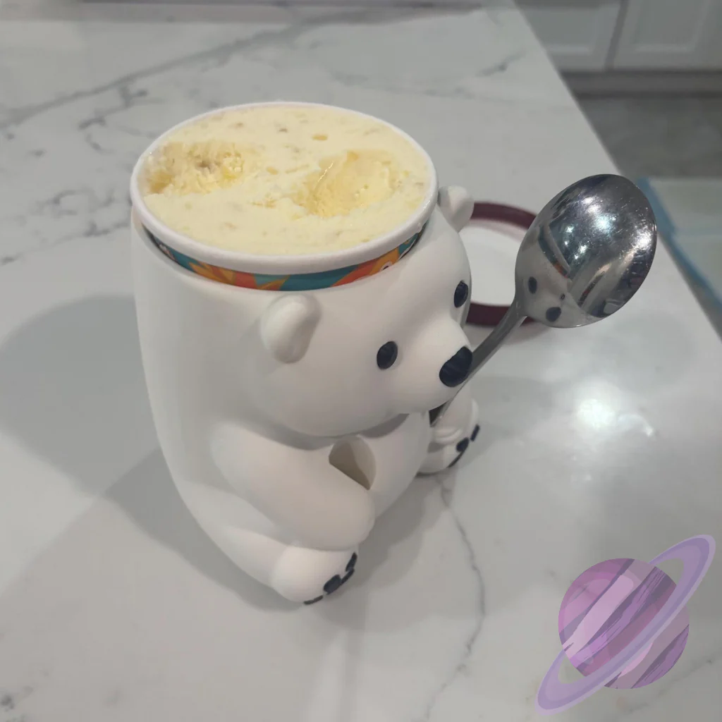 POLAR BEAR- 3D PRINTED ICE CREAM PINT HOLDER - Image 6