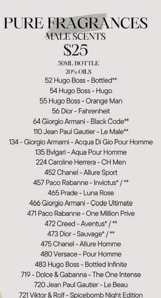 PURE FRAGRANCES-REVOLVING PREORDER ETA UP TO 2 WEEKS - Image 3