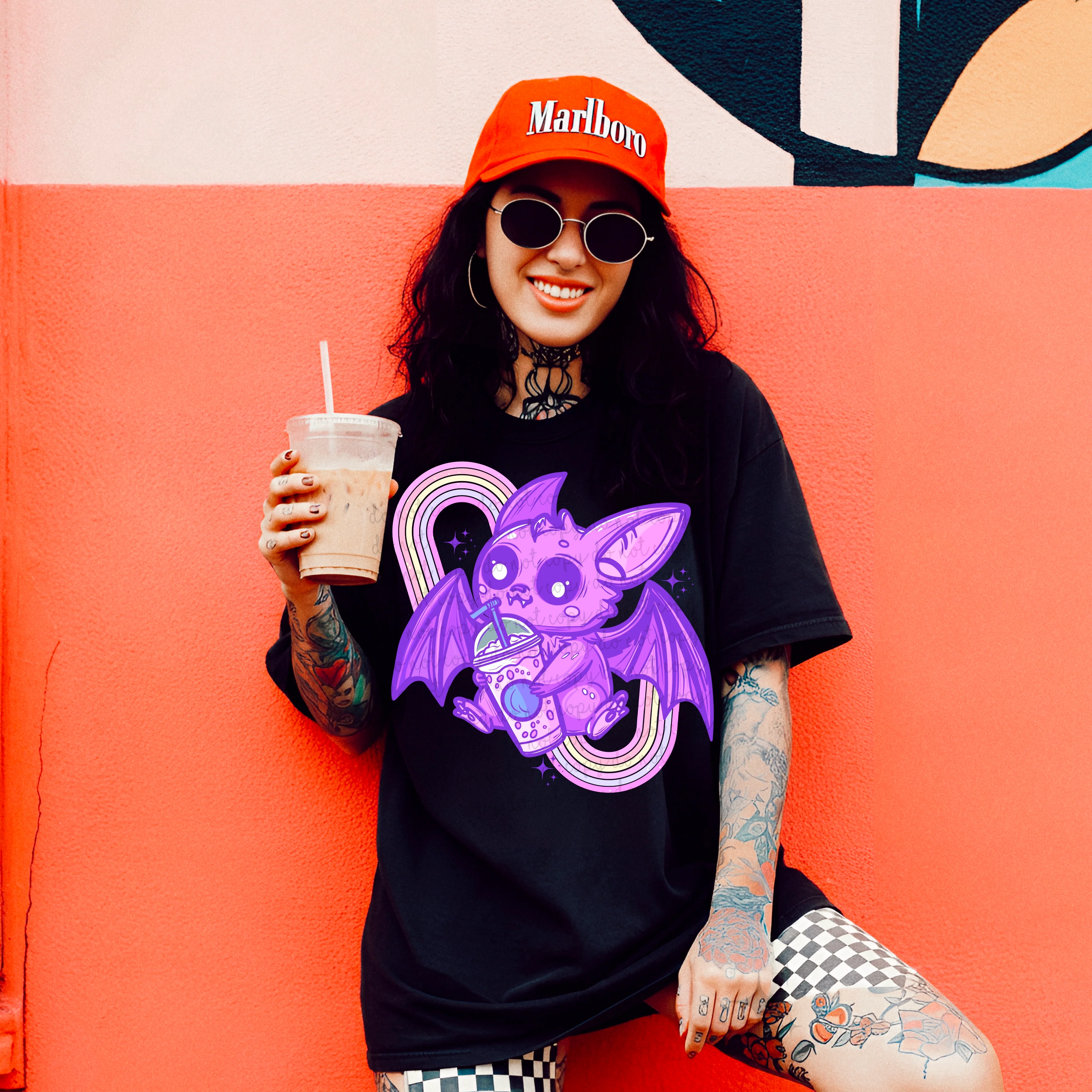 PURPLE BAT SWEATSHIRT - Image 2