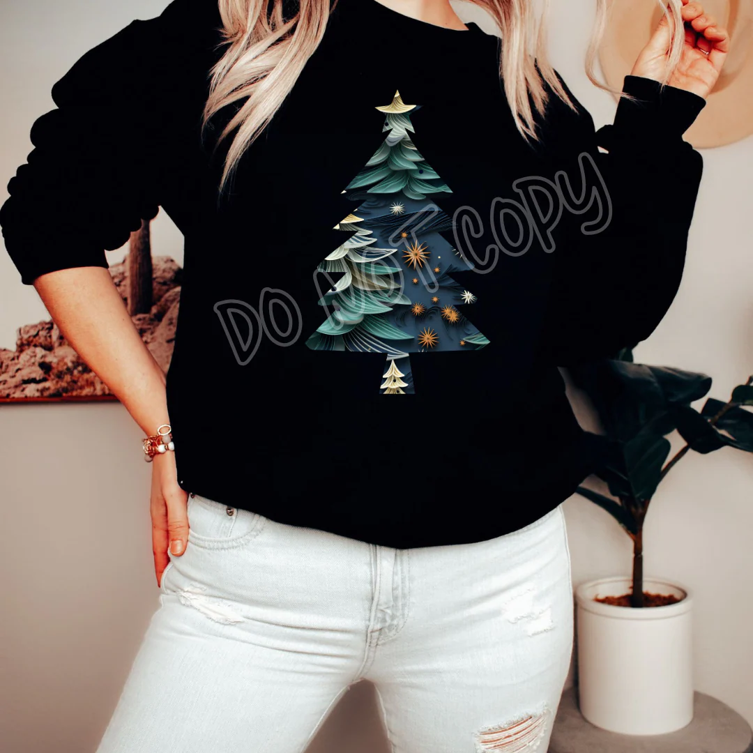 QUILL TREES - HOLIDAY RUN 2 - UNISEX TEE ADULTS/KIDS