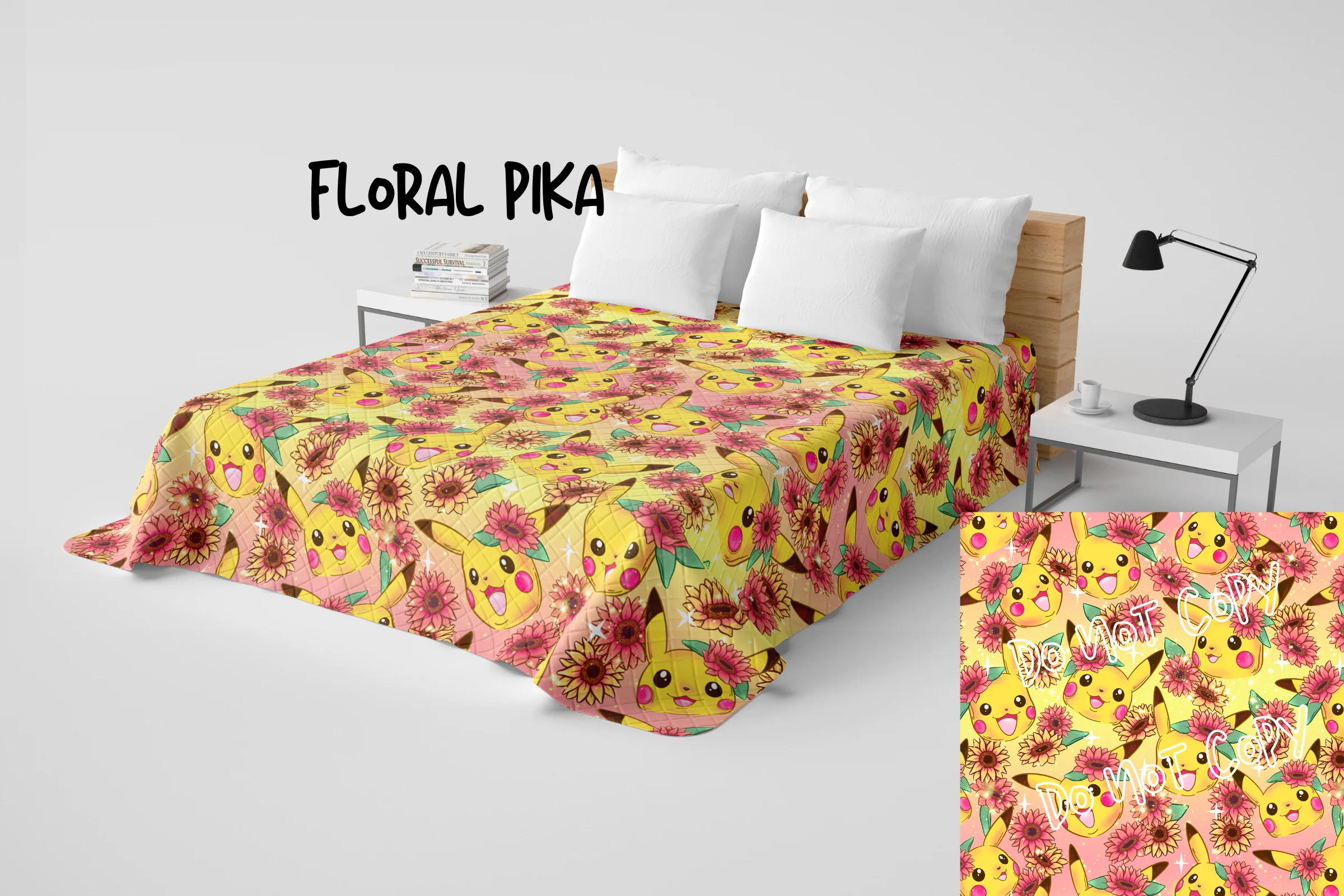 QUILT RUN 4-FLORAL PIKA- PREORDER CLOSING 6/16