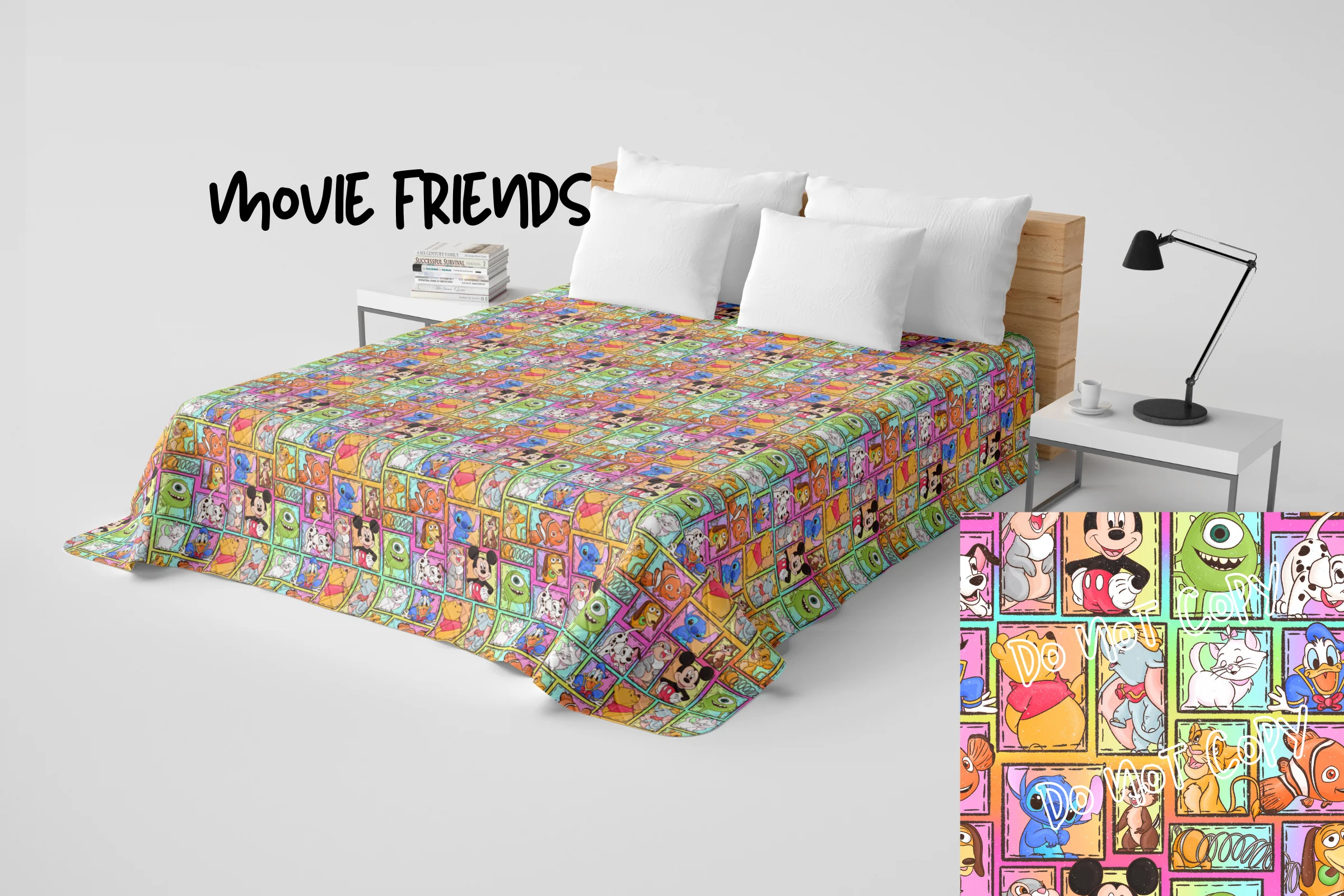 QUILT RUN 4- MOVIE FRIENDS- PREORDER CLOSING 6/16
