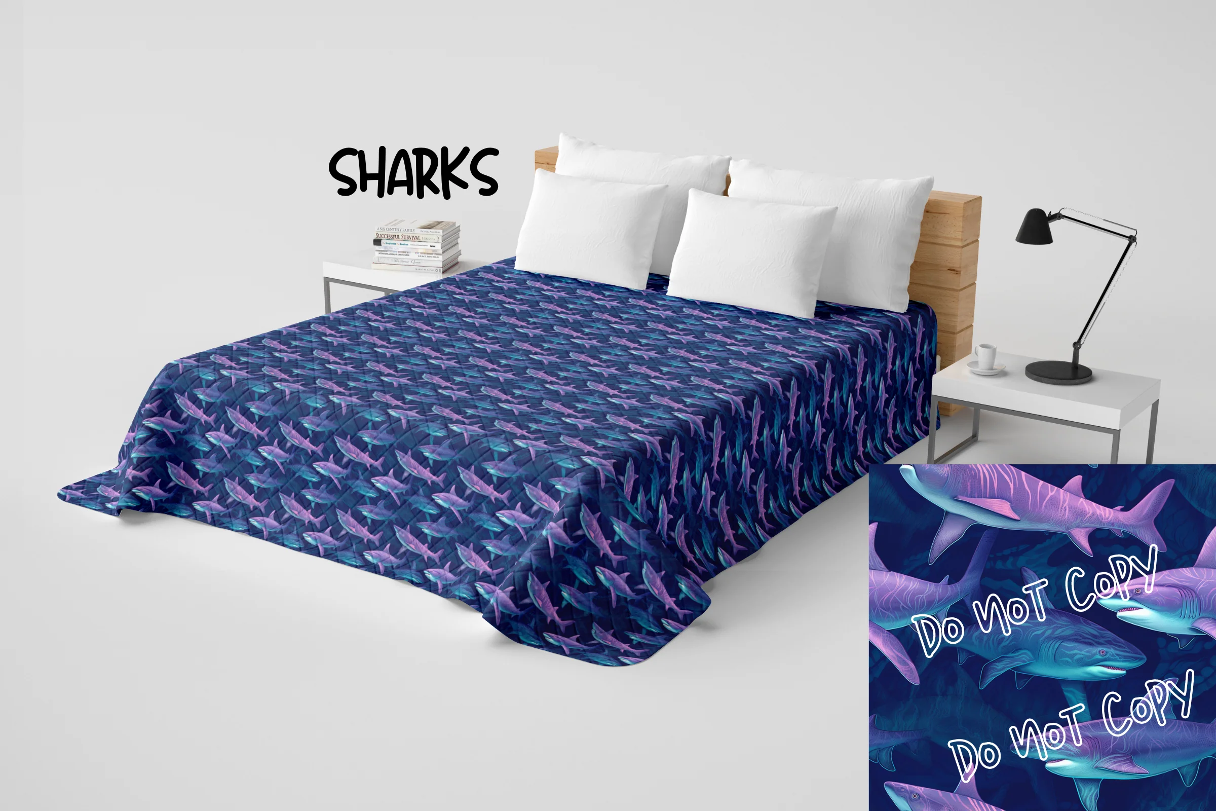 QUILT RUN 4- SHARKS- PREORDER CLOSING 6/16
