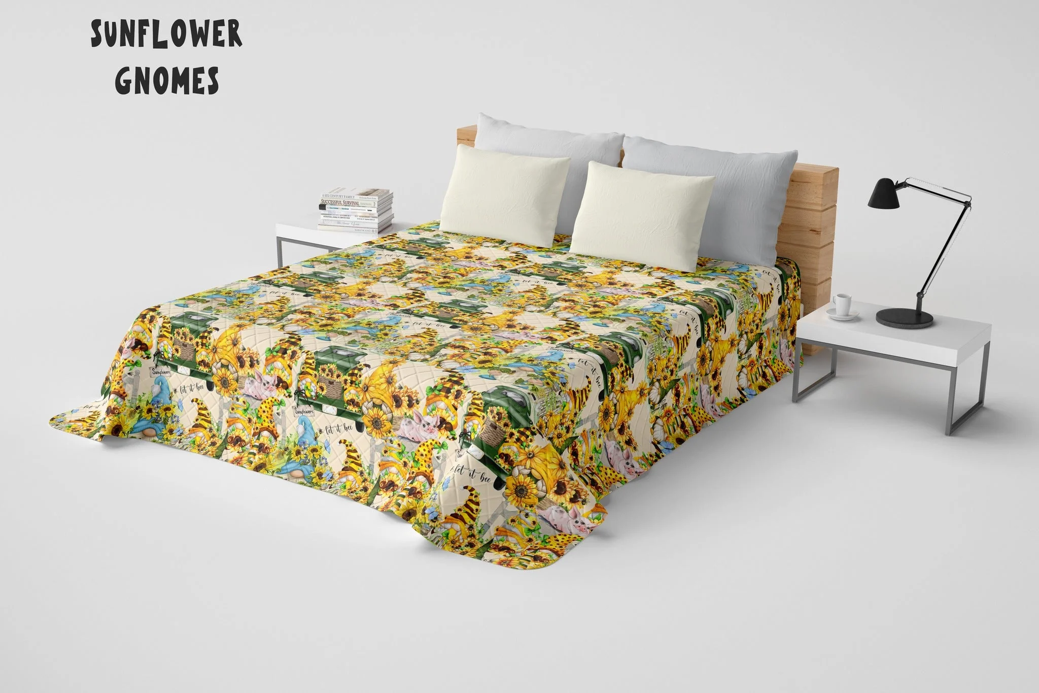 QUILT RUN 4-SUNFLOWER GNOMES- PREORDER CLOSING 6/16