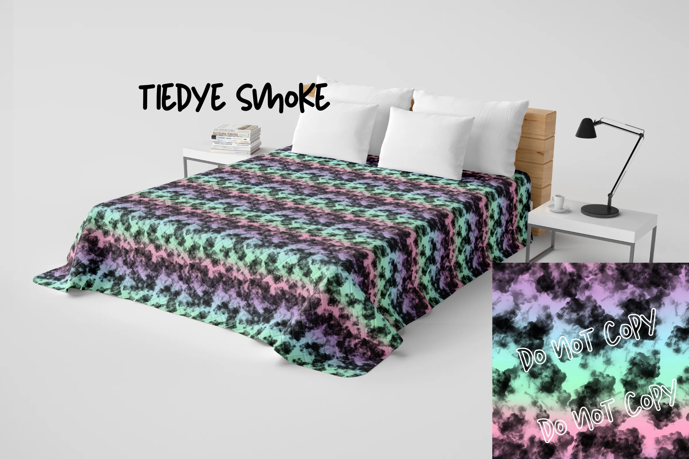 QUILT RUN 4- TIEDYE SMOKE- PREORDER CLOSING 6/16