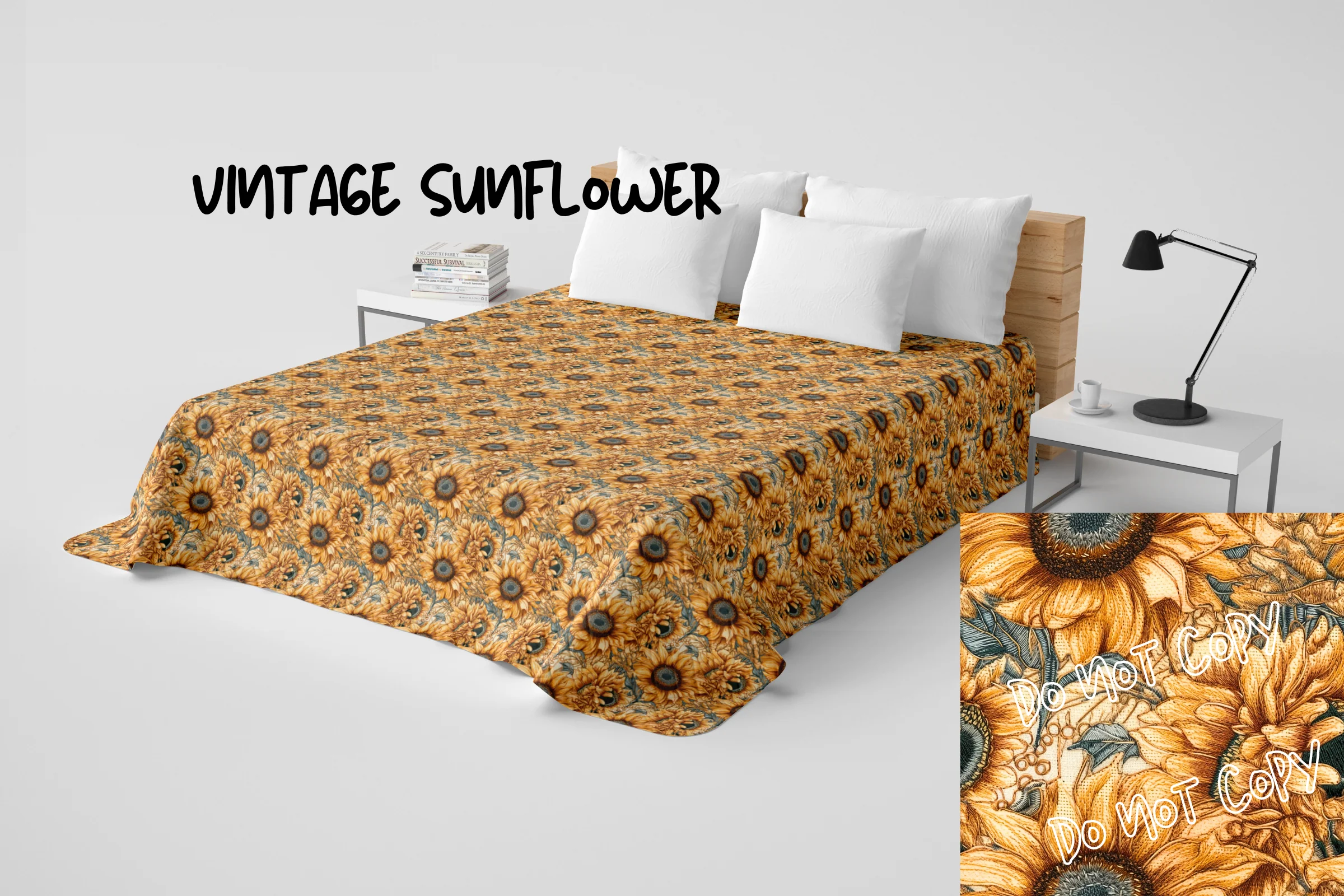 QUILT RUN 4- VINTAGE SUNFLOWER- PREORDER CLOSING 6/16