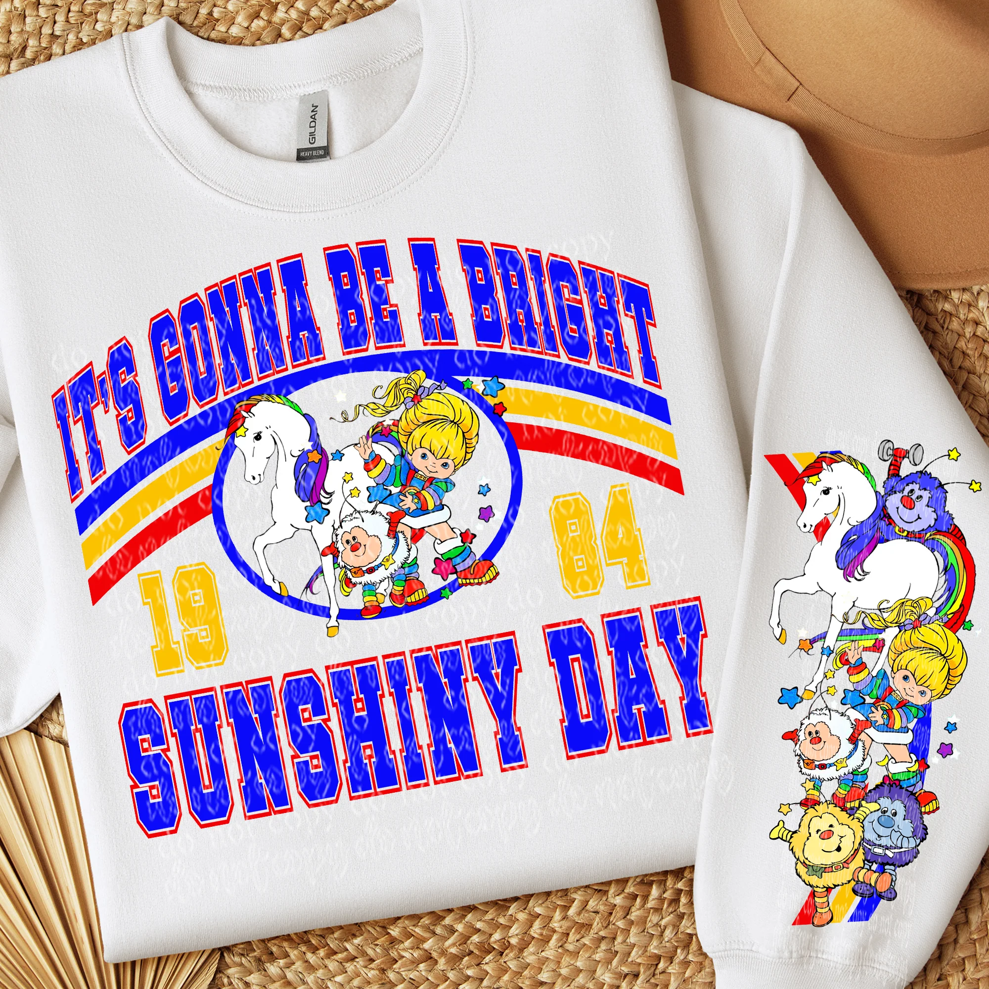 RB SWEATSHIRT W/ SLEEVE PRINT
