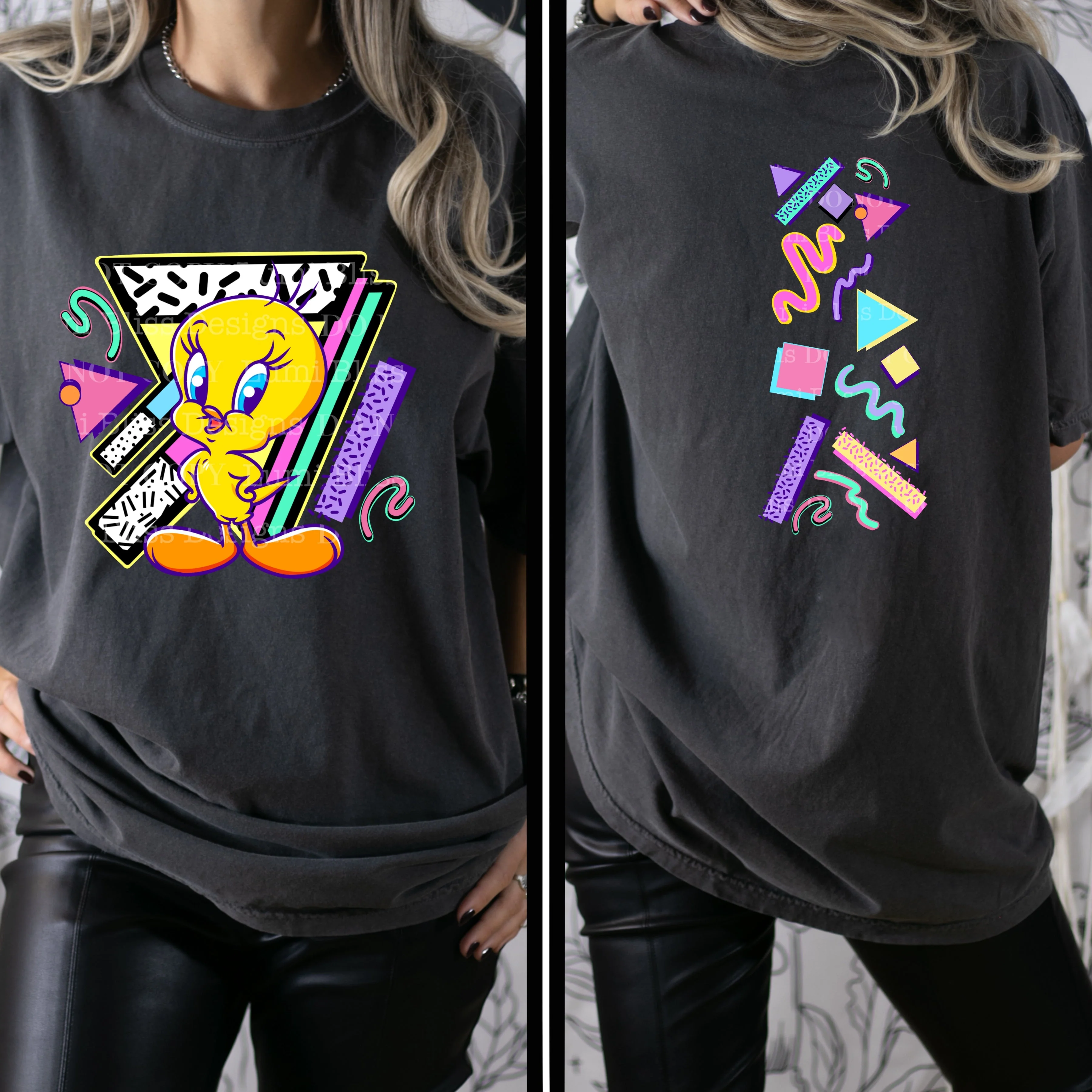 RETRO BIRD DOUBLE SIDED TEE