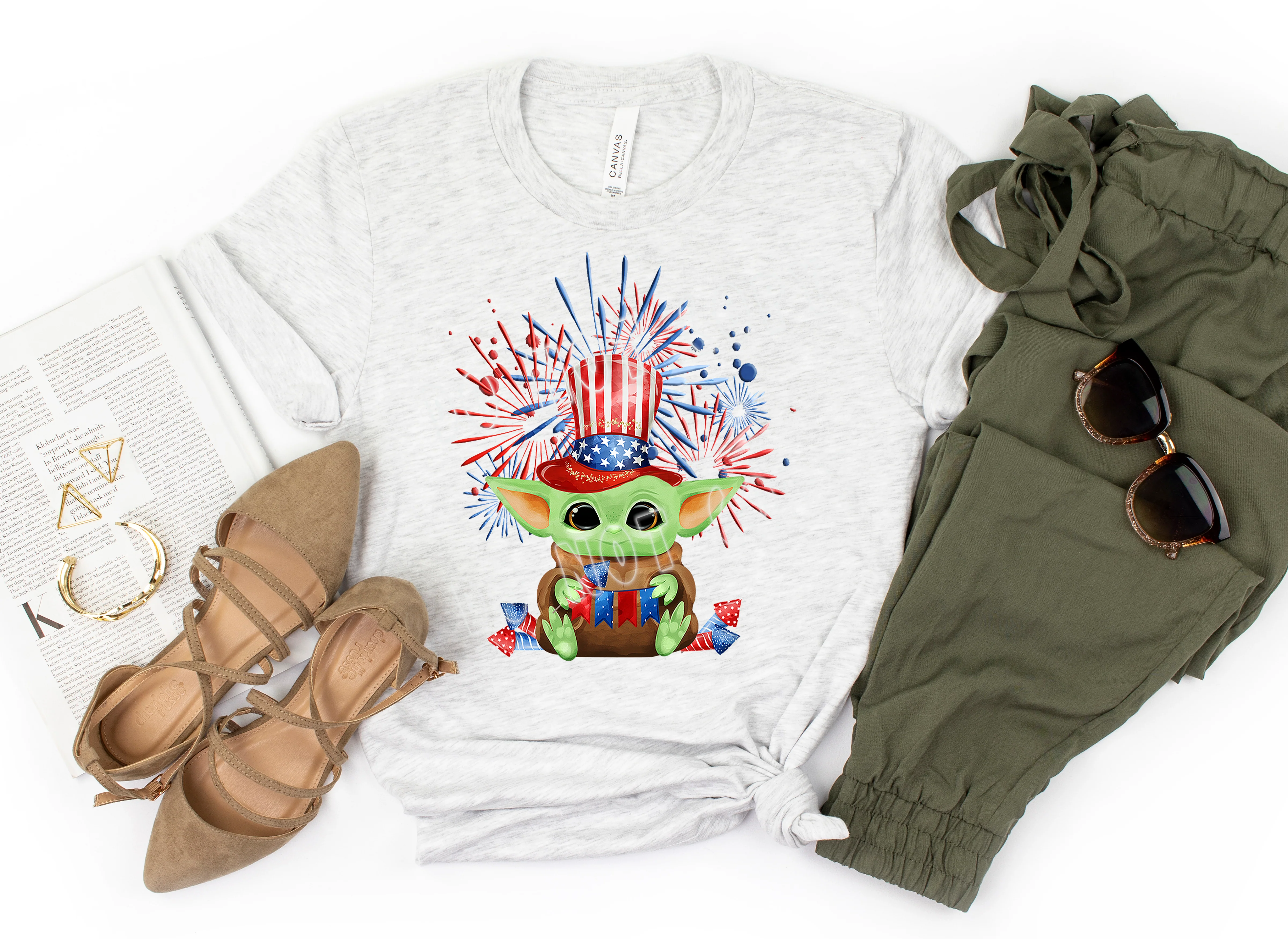 RWB GREEN BABE TEE