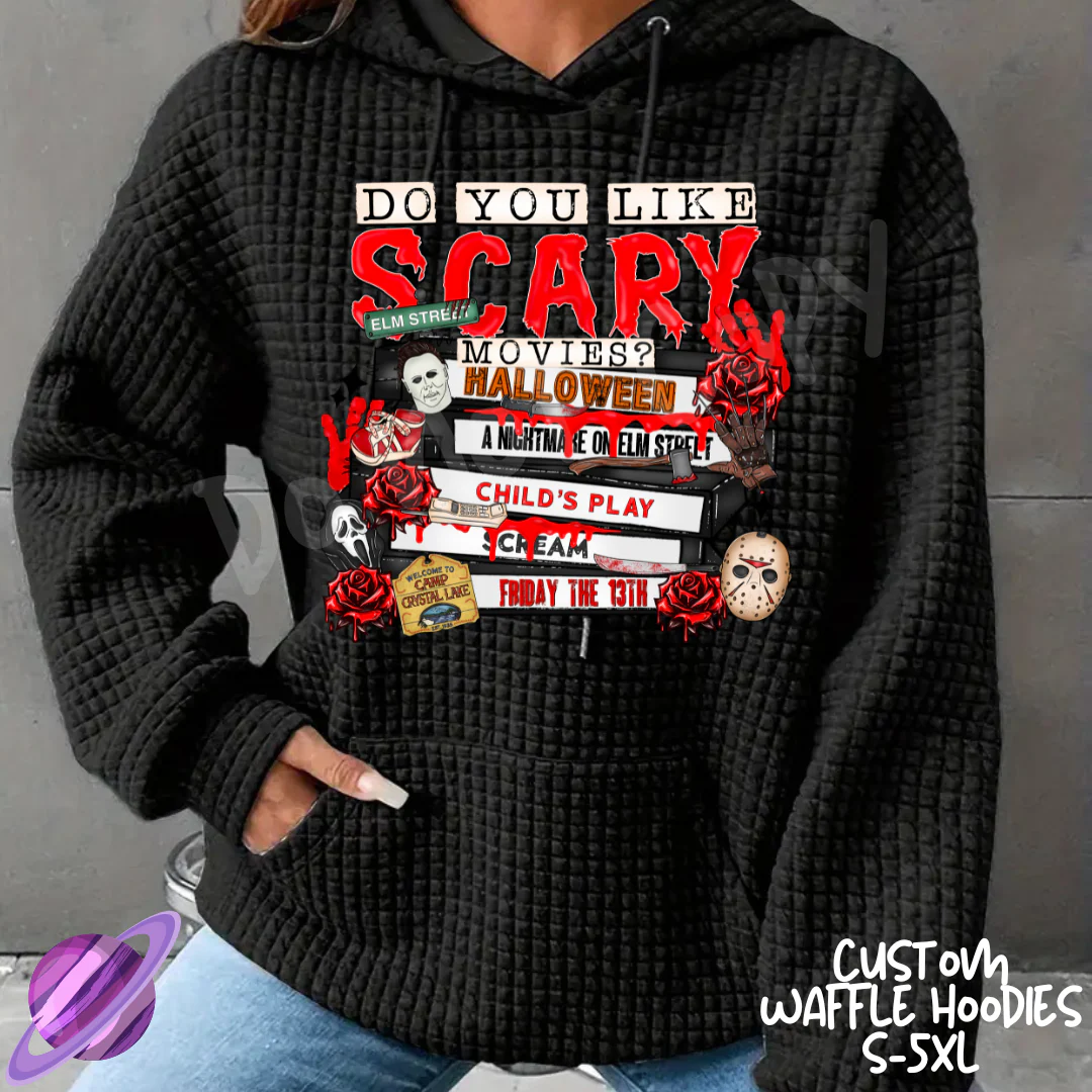 SCARY LIST - CUSTOM WAFFLE HOODIES PREORDER CLOSING 9/30
