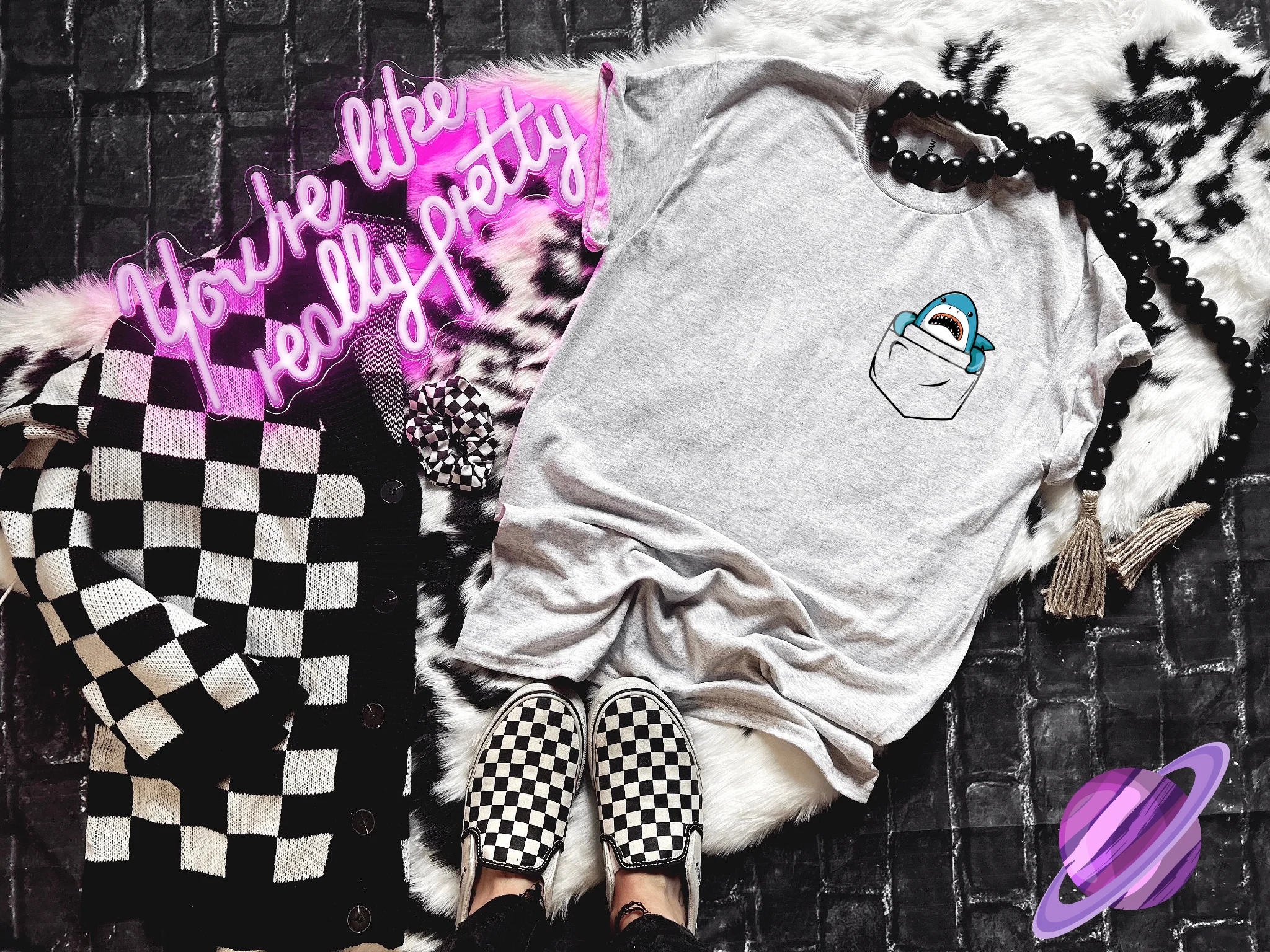 SHARK POCKET TEE