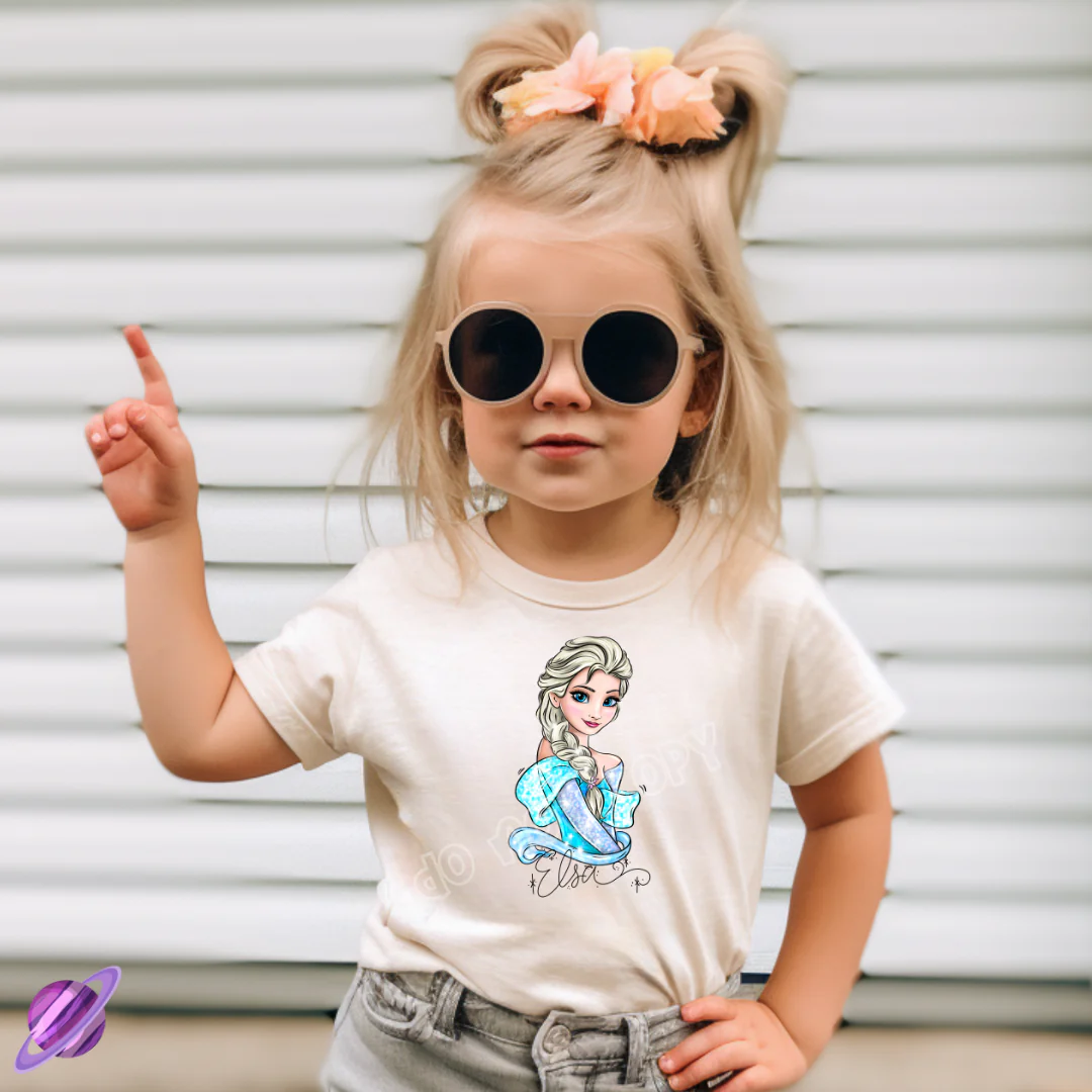 SIG ELSA - PRINCESS RUN -UNISEX TEE ADULTS/KIDS
