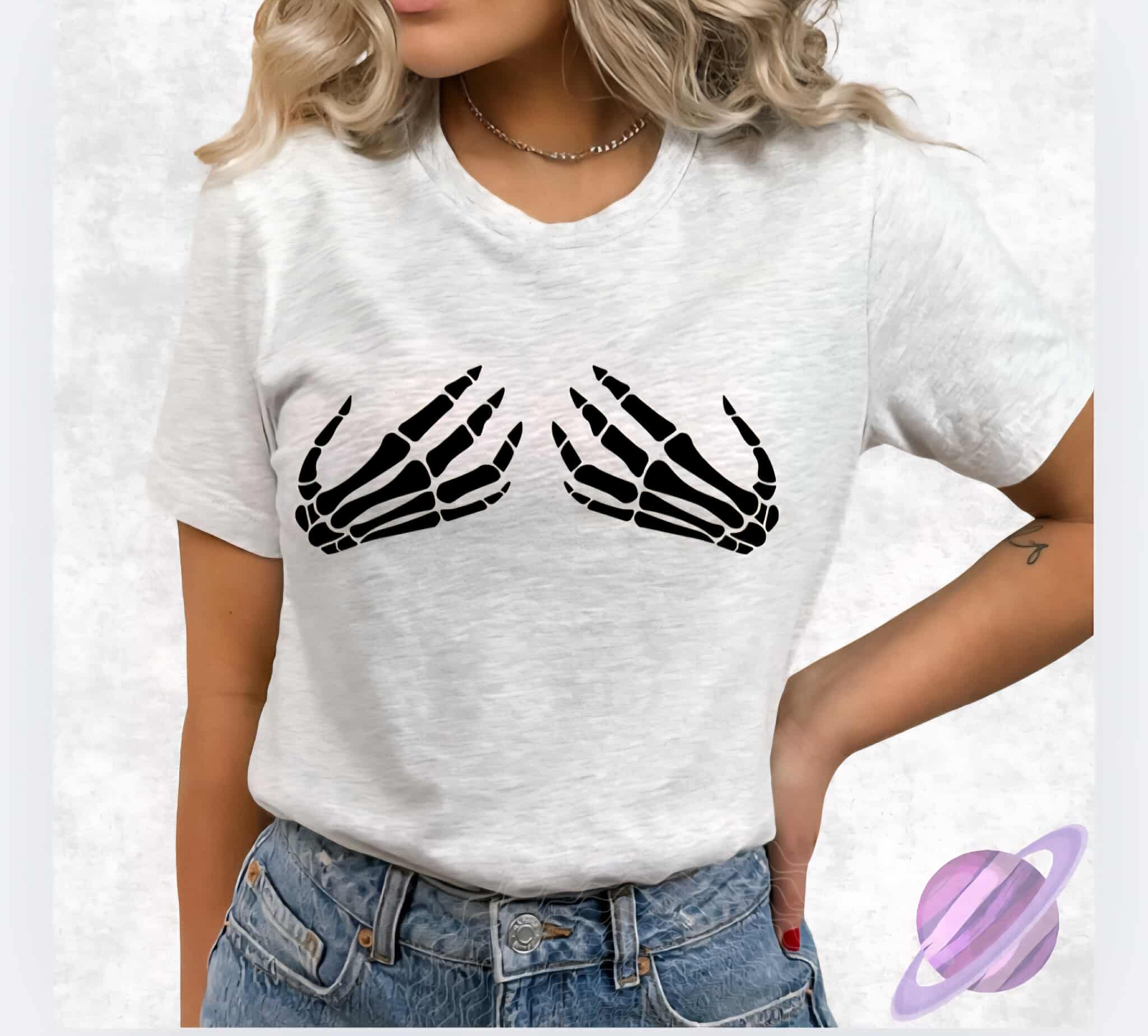 SKELE HANDS TEE - Image 2