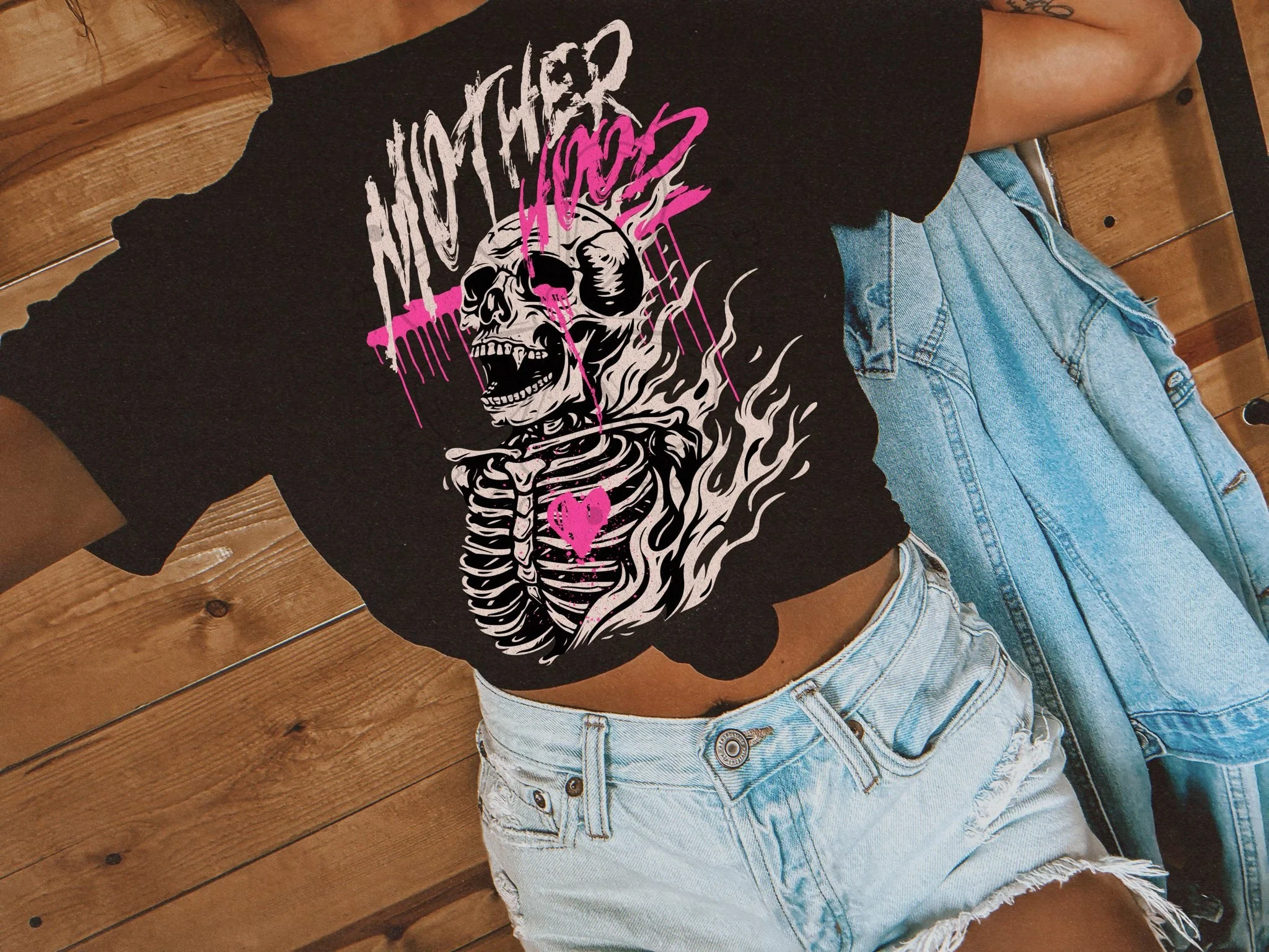 MOTHERHOOD SKELE TEE