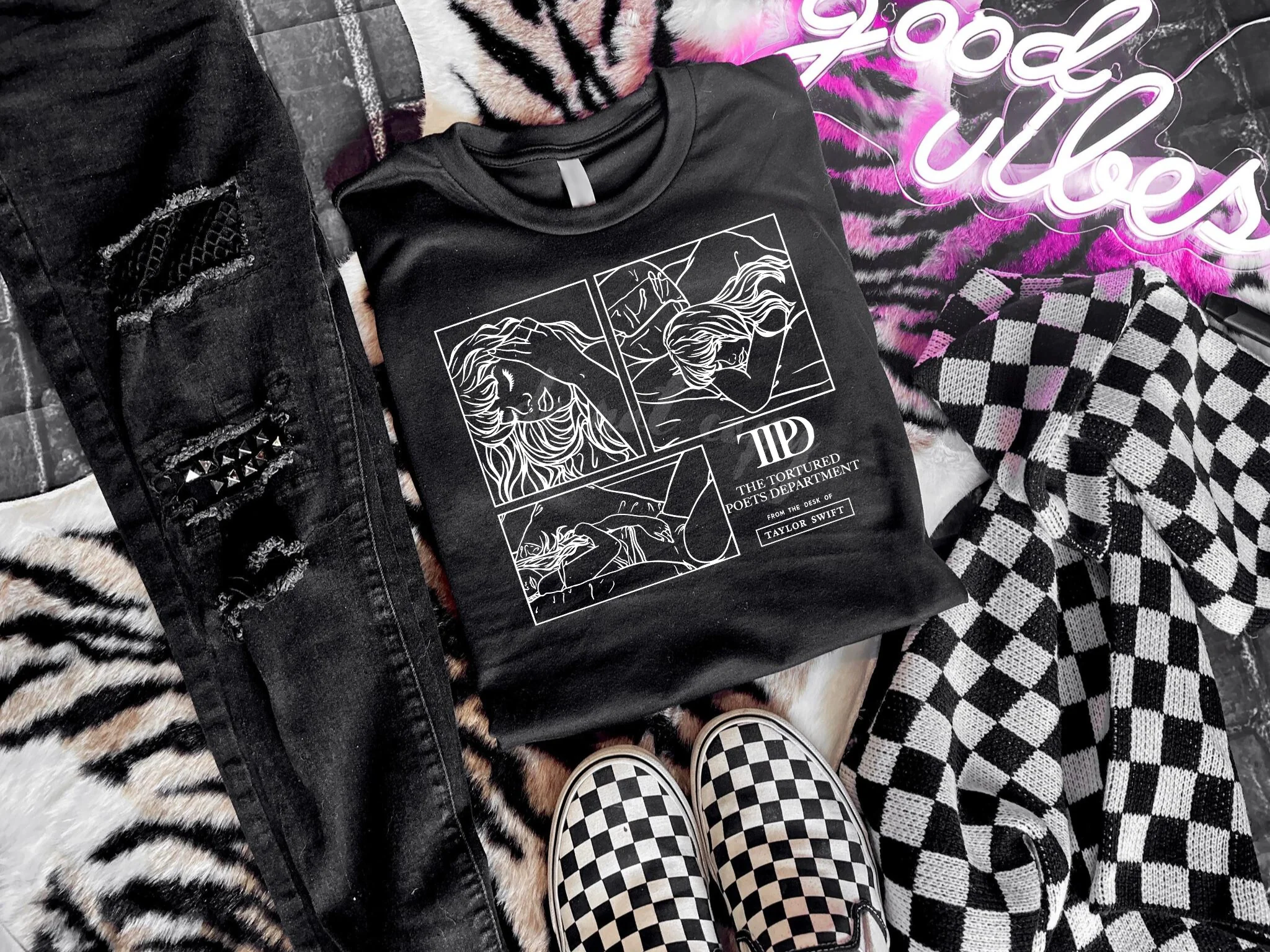 SKETCHED TORT TEE - Image 2