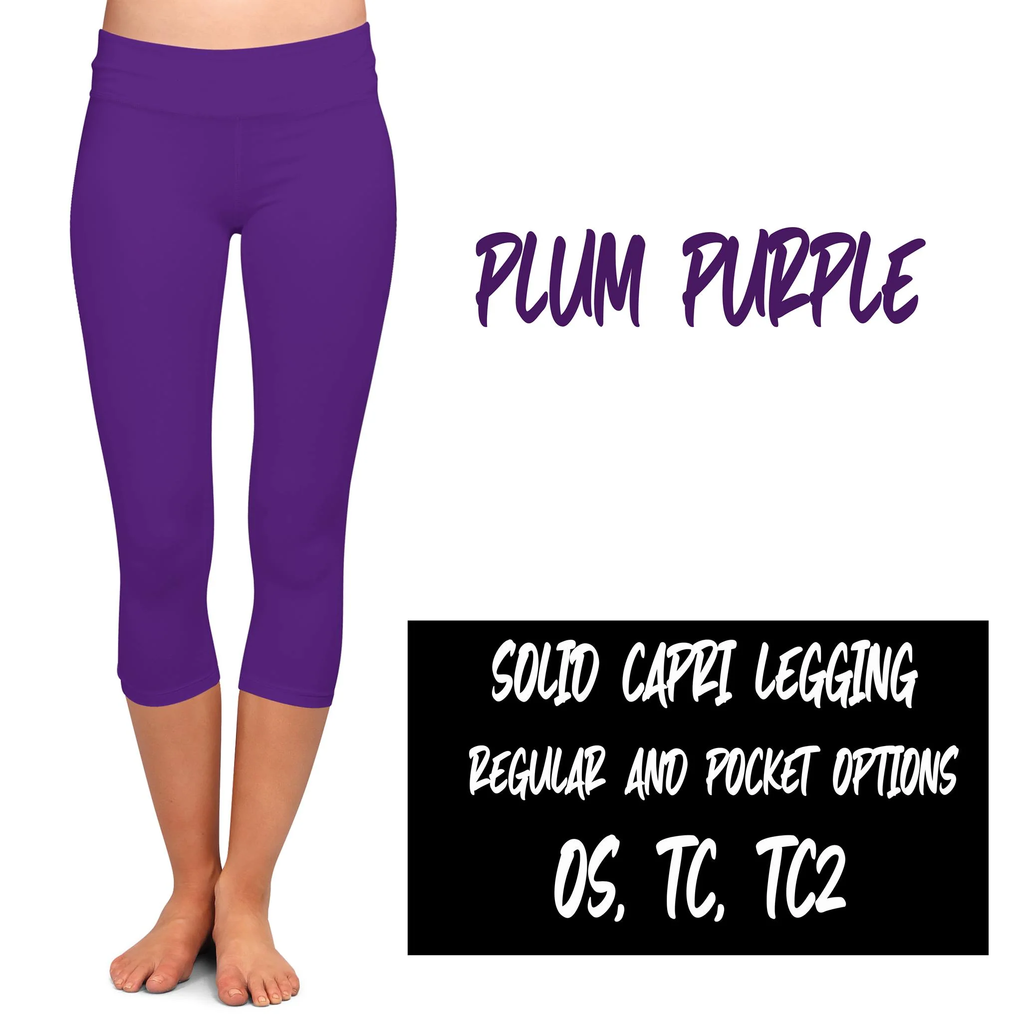 SOLID POCKET CAPRI (VARIETY OF COLORS) - Image 11