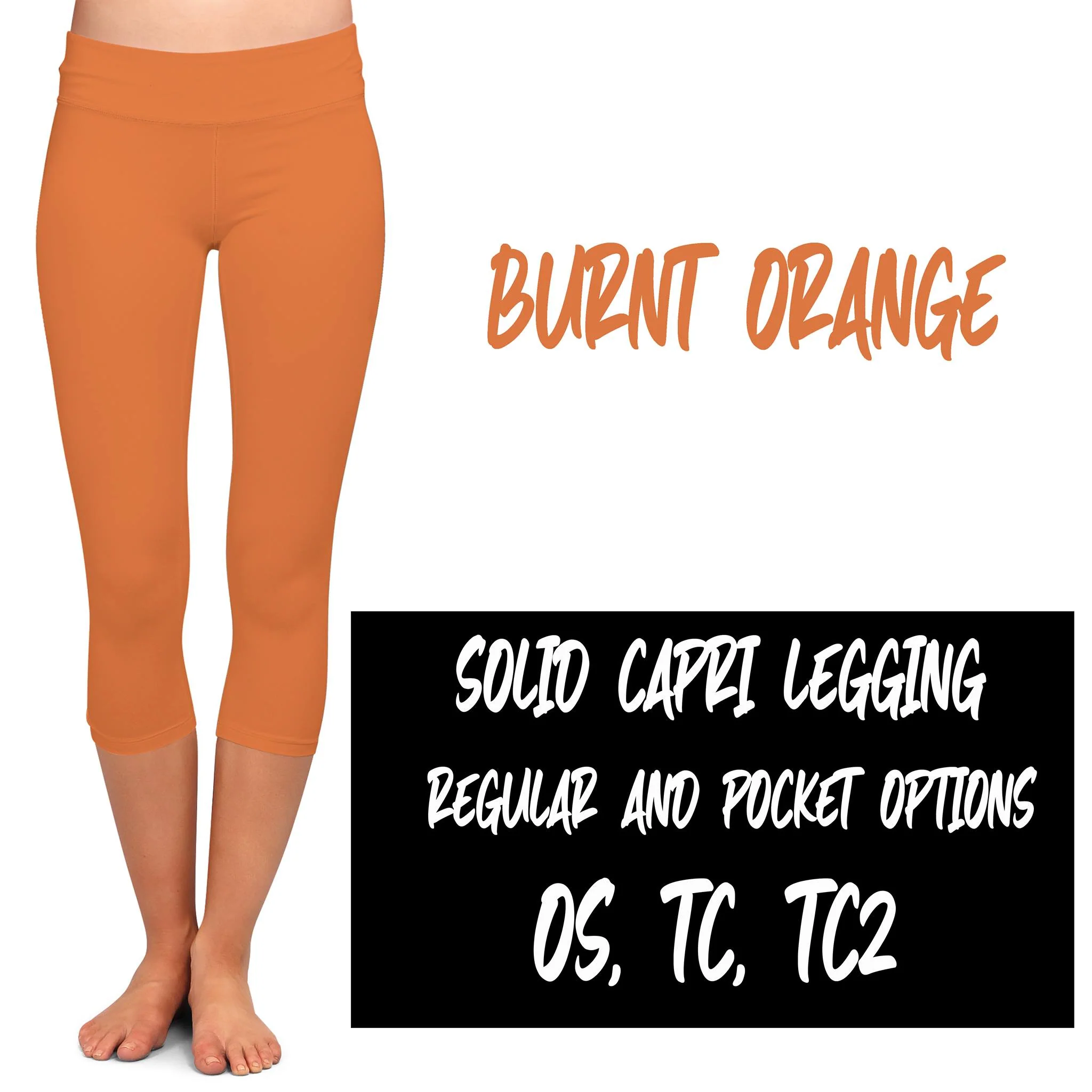 SOLID POCKET CAPRI (VARIETY OF COLORS) - Image 12