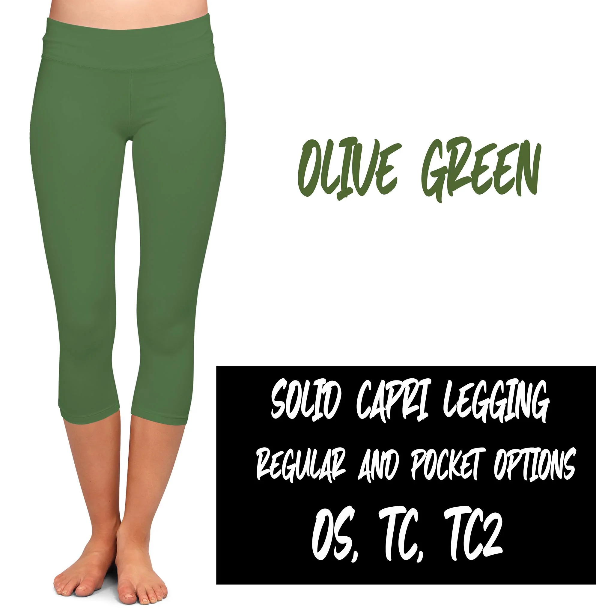 SOLID POCKET CAPRI (VARIETY OF COLORS) - Image 14