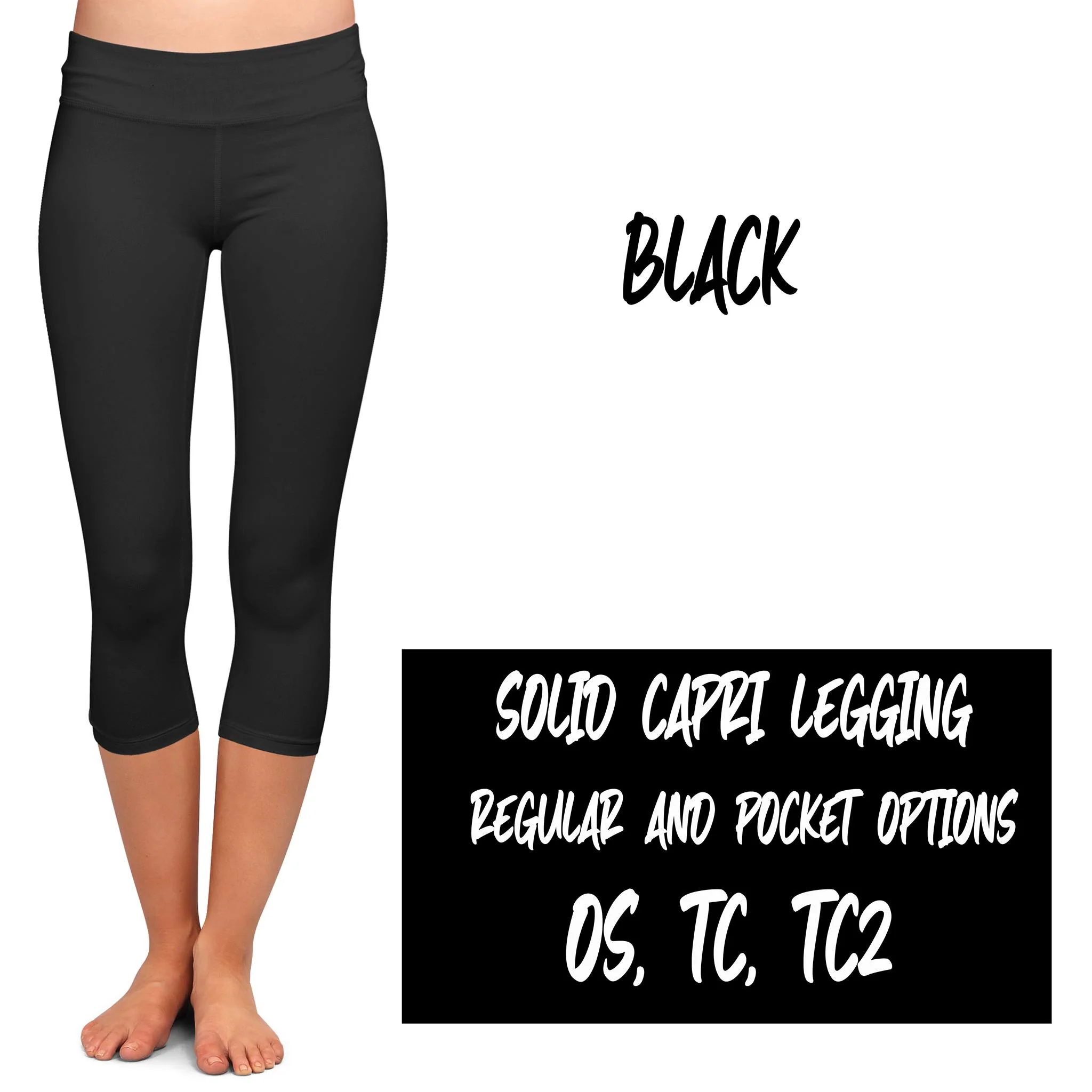 SOLID POCKET CAPRI (VARIETY OF COLORS) - Image 15