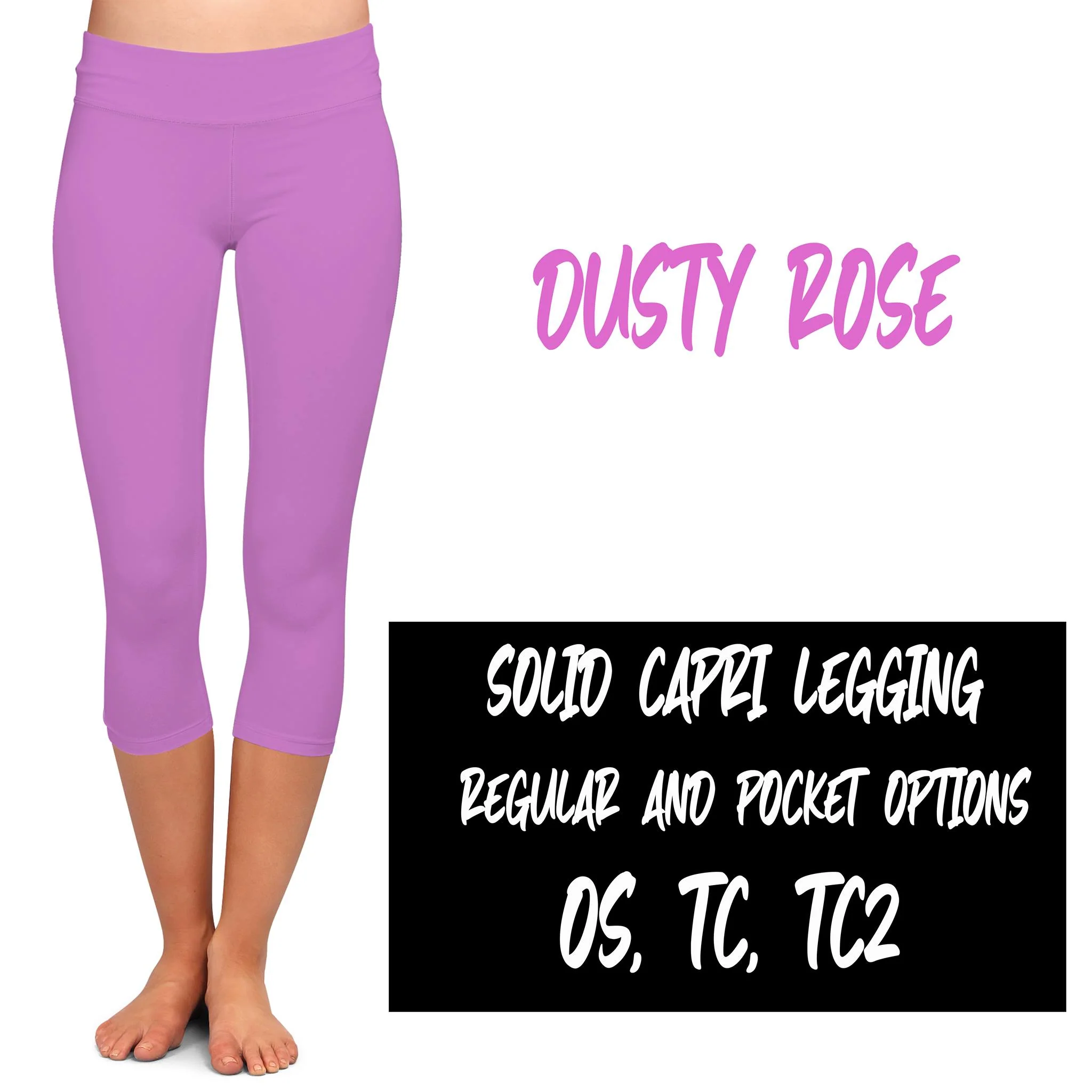 SOLID POCKET CAPRI (VARIETY OF COLORS) - Image 16