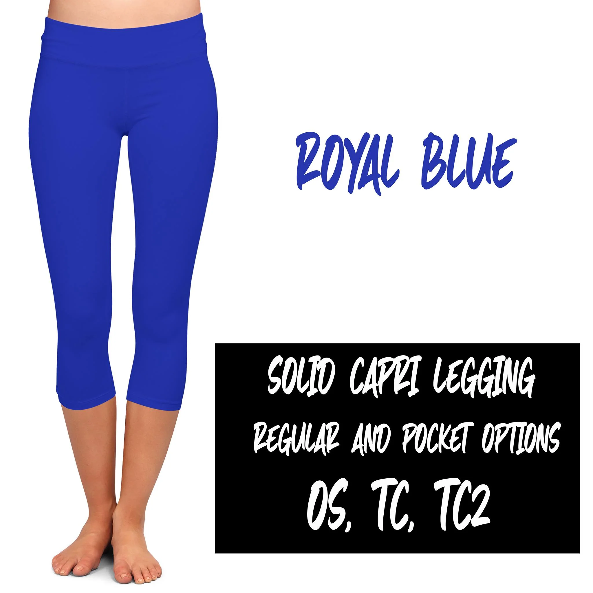 SOLID POCKET CAPRI (VARIETY OF COLORS) - Image 2