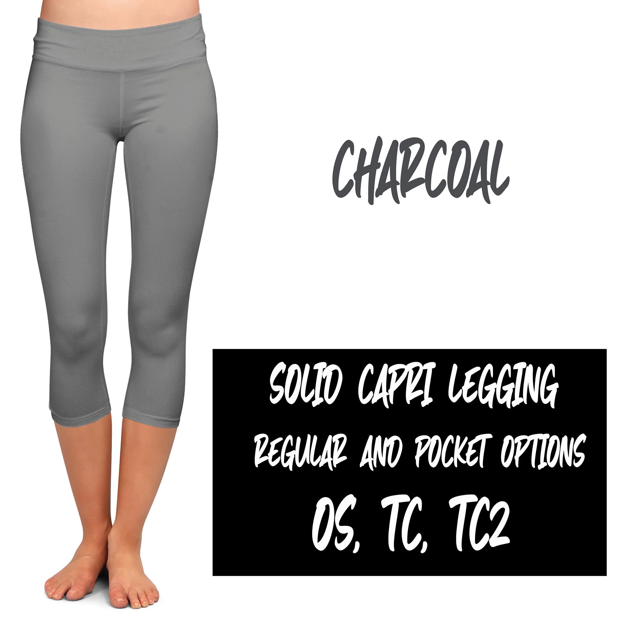 SOLID POCKET CAPRI (VARIETY OF COLORS) - Image 3
