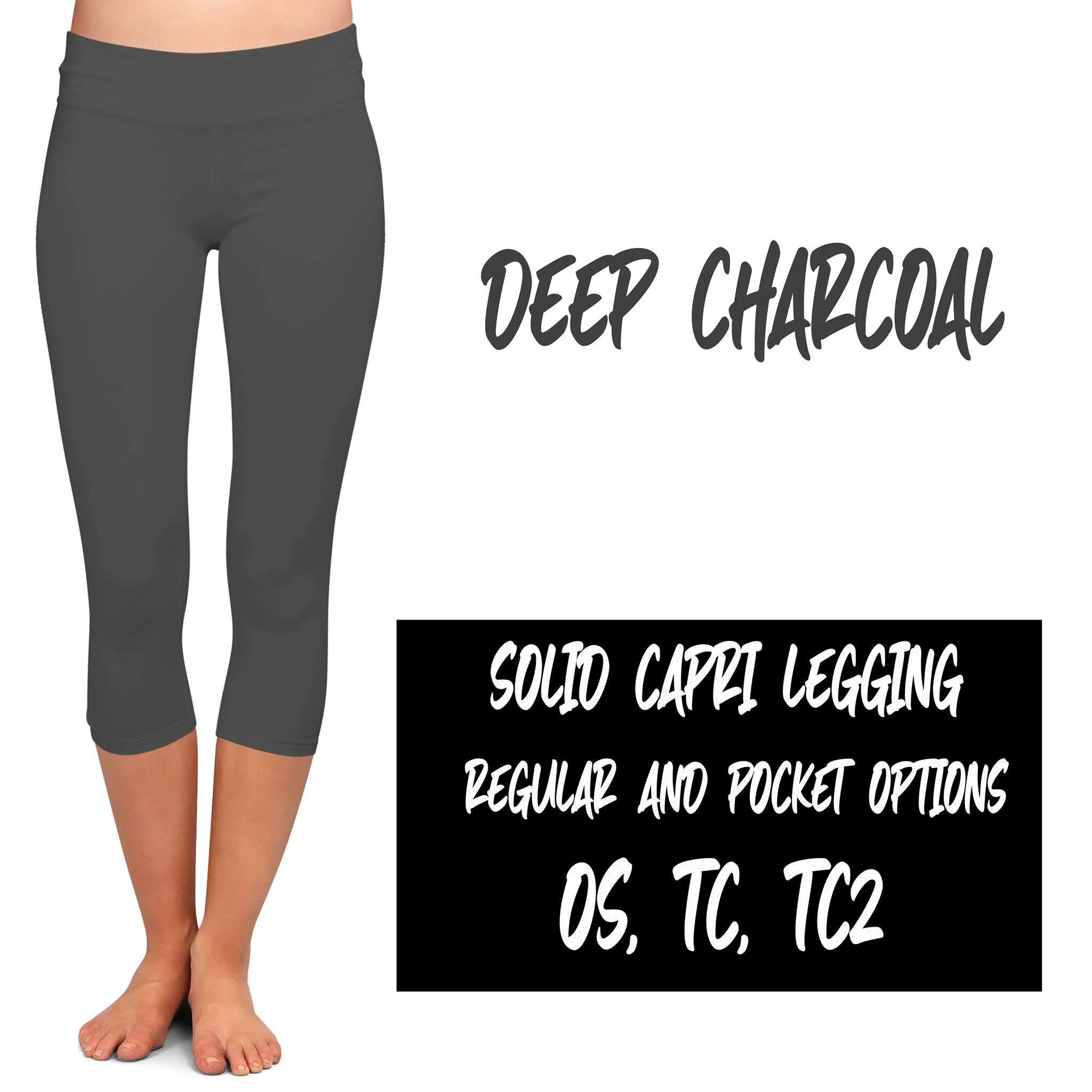 SOLID POCKET CAPRI (VARIETY OF COLORS) - Image 7