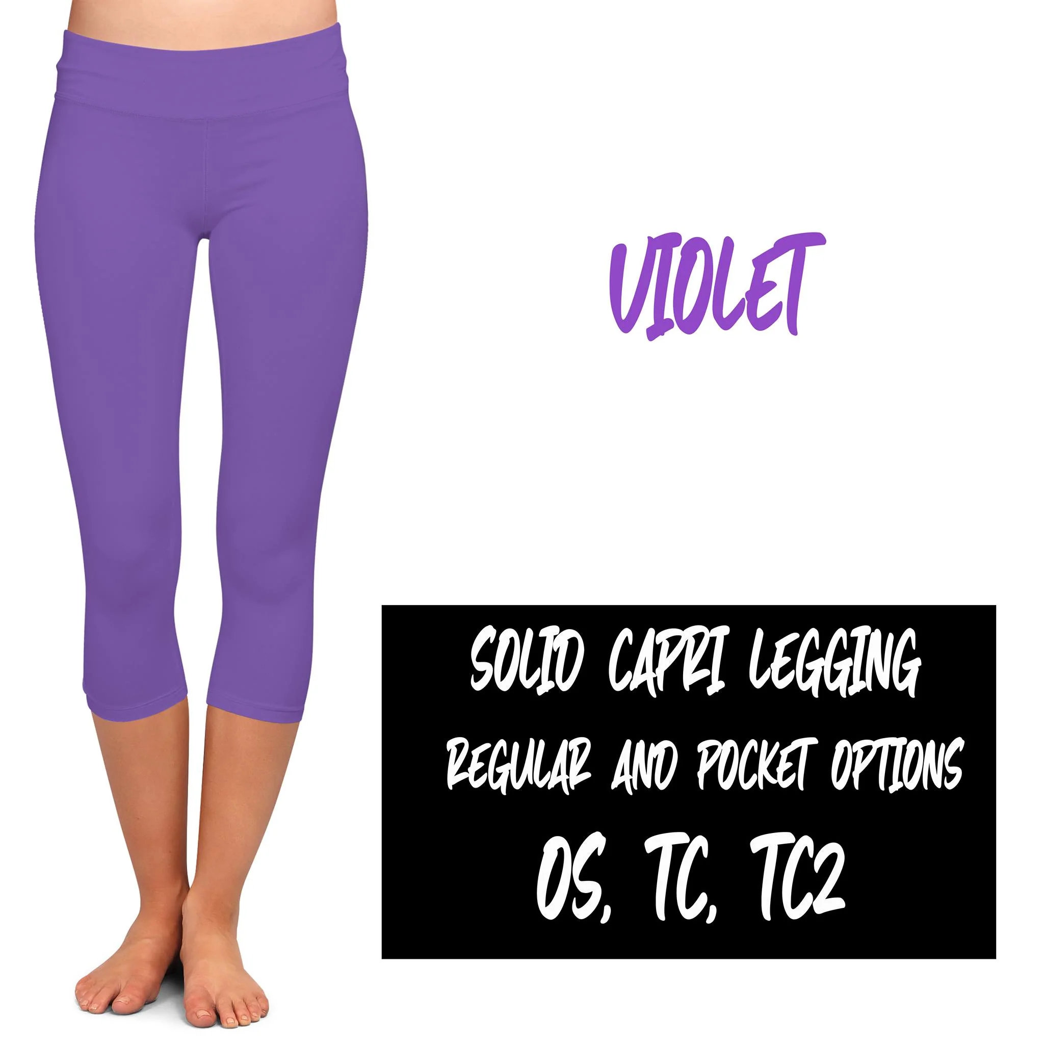 SOLID POCKET CAPRI (VARIETY OF COLORS) - Image 9