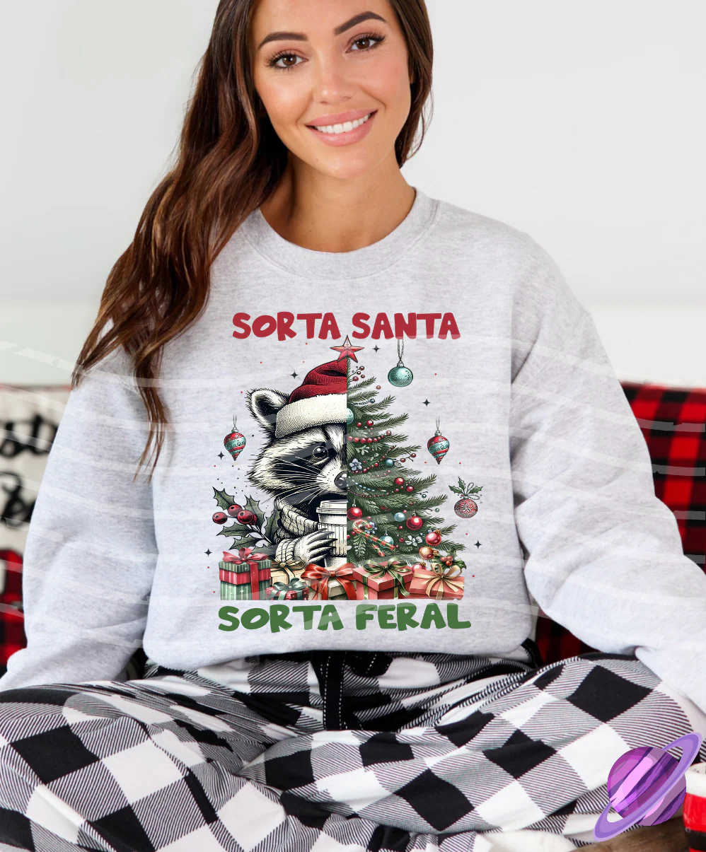 SORTA SANTA SORTA FERAL SWEATSHIRT