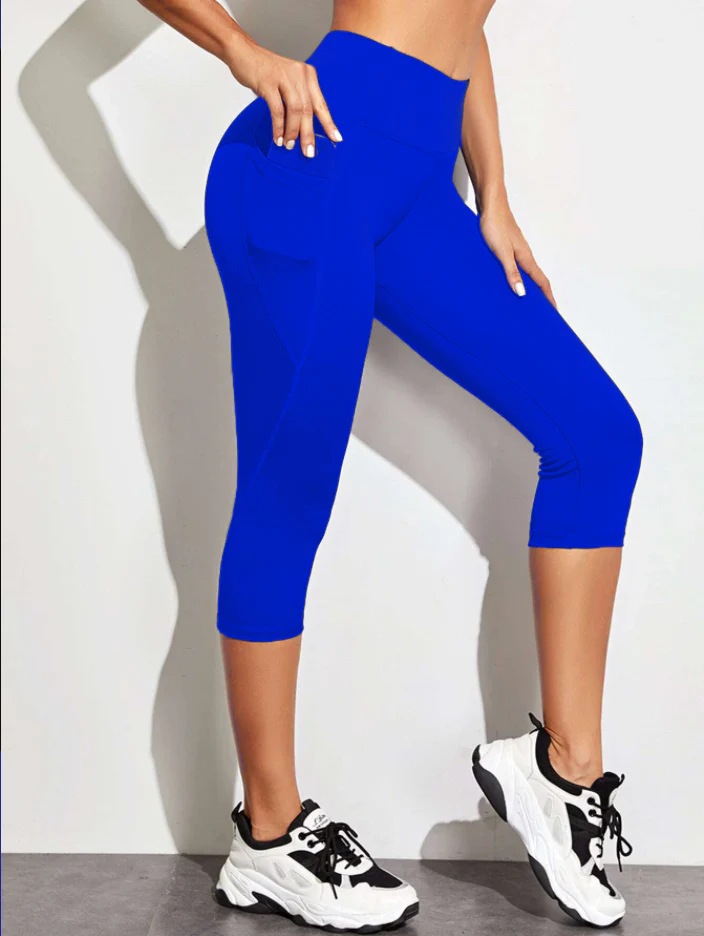 SPC RUN-ROYAL BLUE- POCKET CAPRI- 2 OPTIONS - Image 2