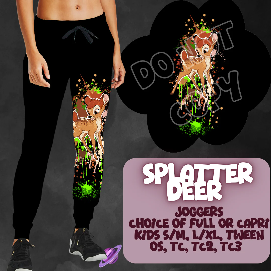 SPLATTER DEER - 4 STYLES OF BOTTOMS-PREORDER CLOSING 1/21 - Image 2