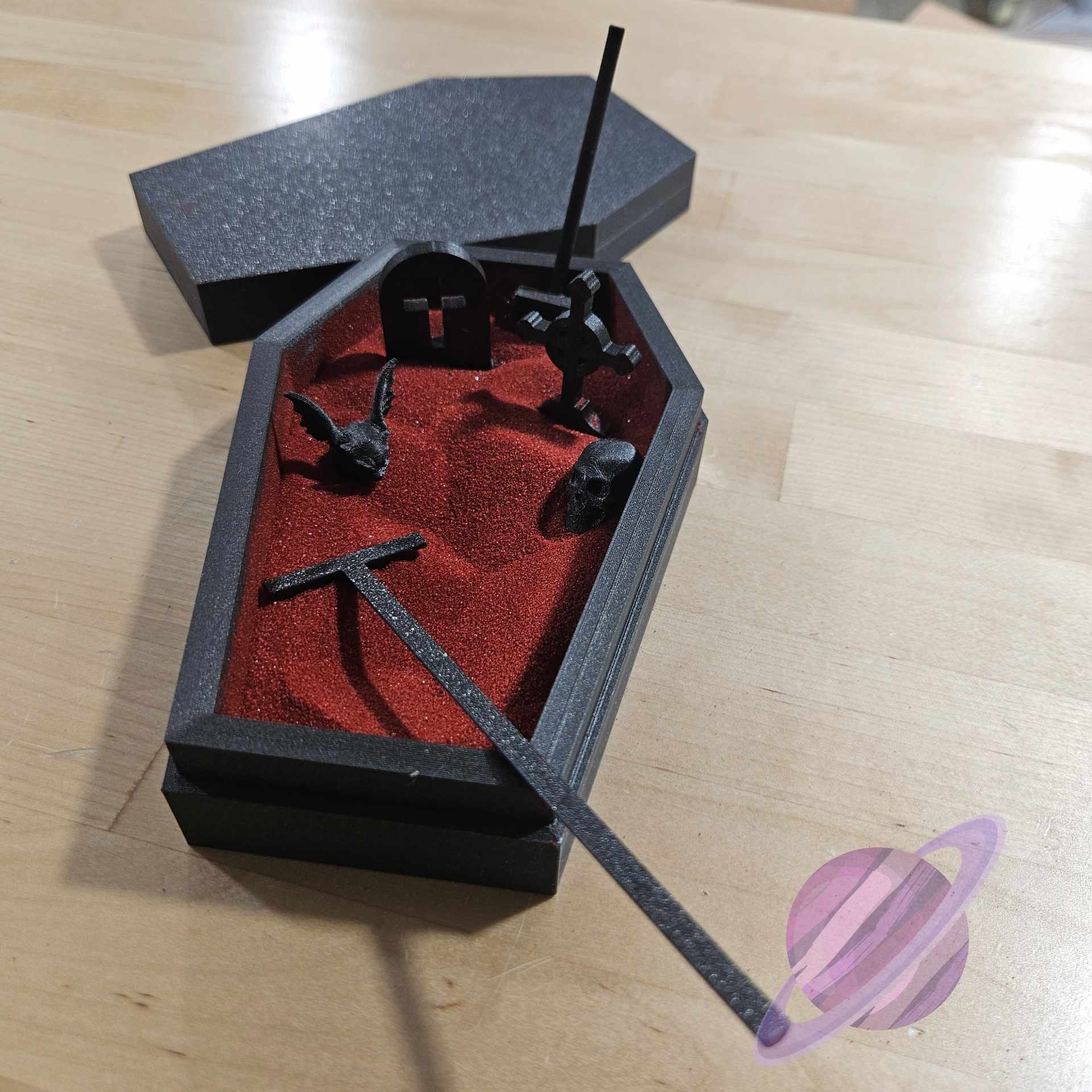 3D PRINTED SPOOKY COFFIN ZEN GARDEN - Image 7