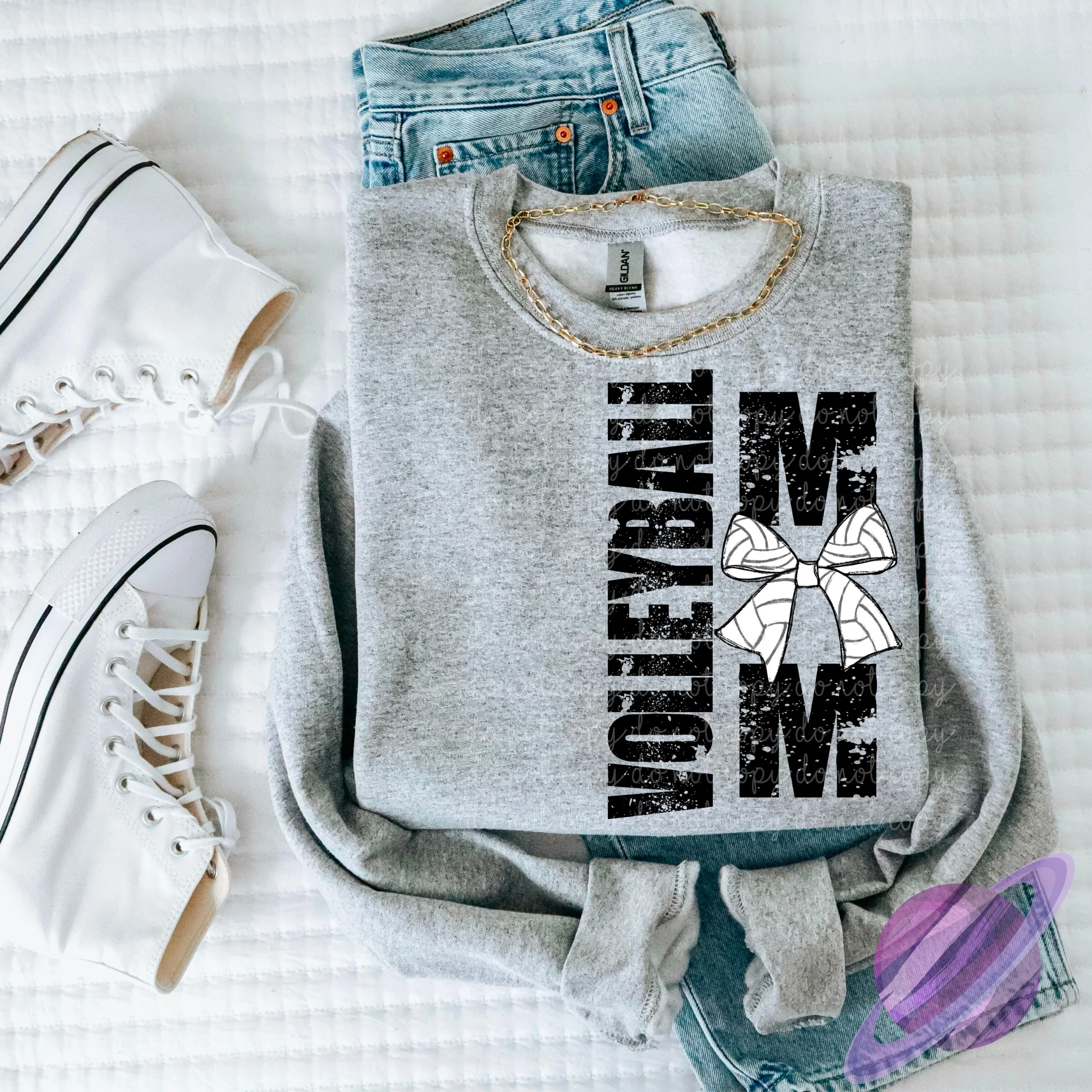 SPORTS MOM COLLECTION WITH BOW SWEATSHIRT (MULTIPLE OPTIONS - PUT THE OPTION IN THE ORDER NOTES) - Image 3