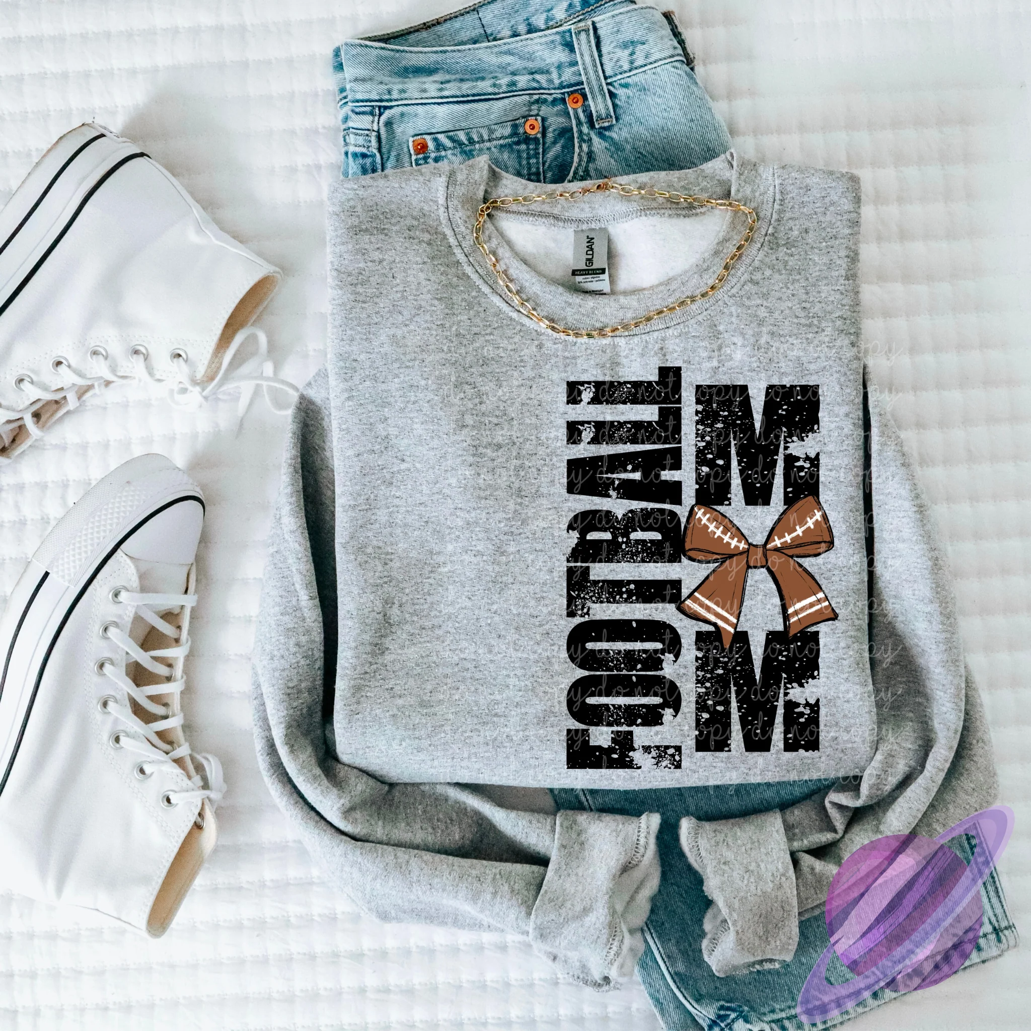 SPORTS MOM COLLECTION WITH BOW SWEATSHIRT (MULTIPLE OPTIONS - PUT THE OPTION IN THE ORDER NOTES) - Image 4