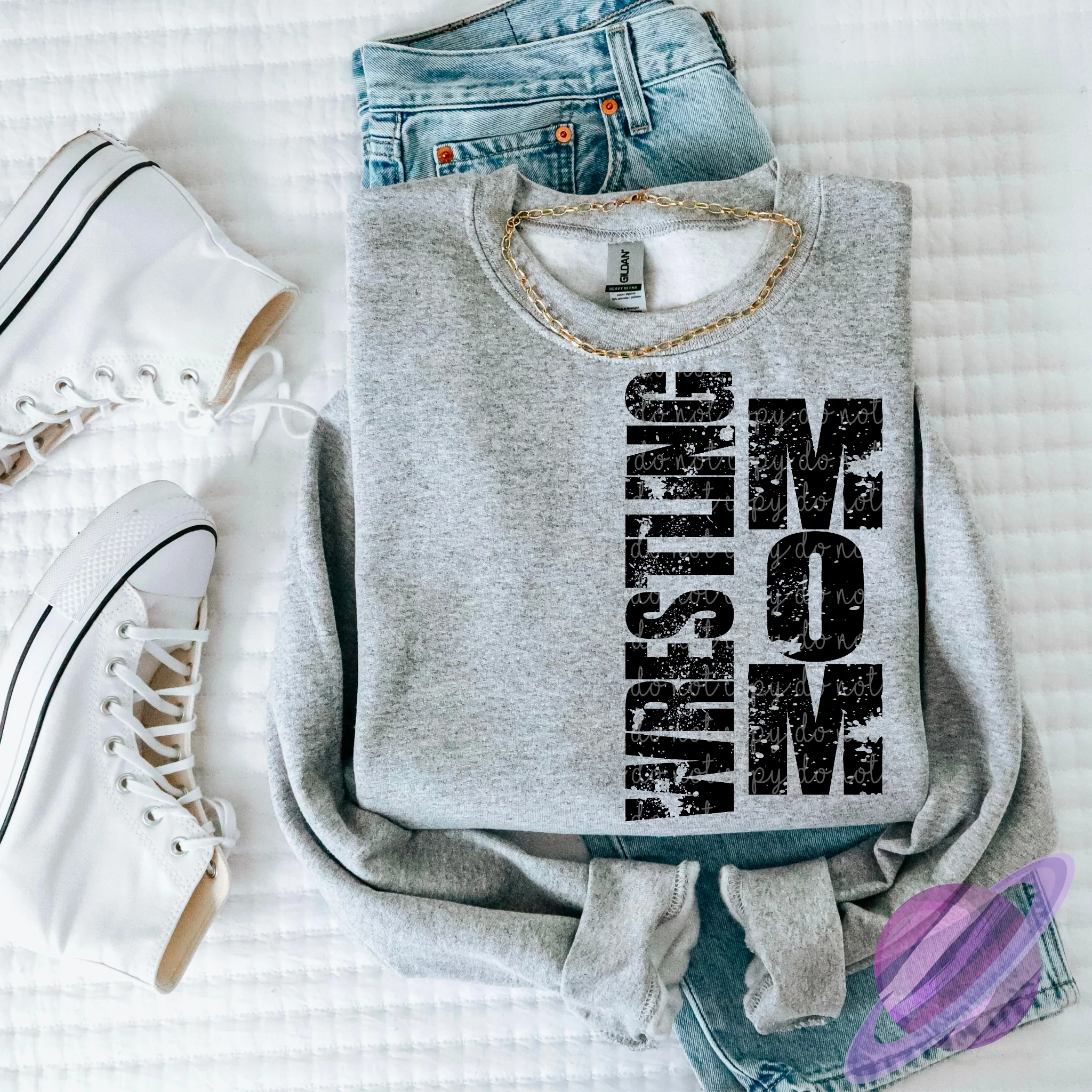 SPORTS MOM COLLECTION WITH NO BOW SWEATSHIRT (MULTIPLE OPTIONS - PUT THE OPTION IN THE ORDER NOTES) - Image 2