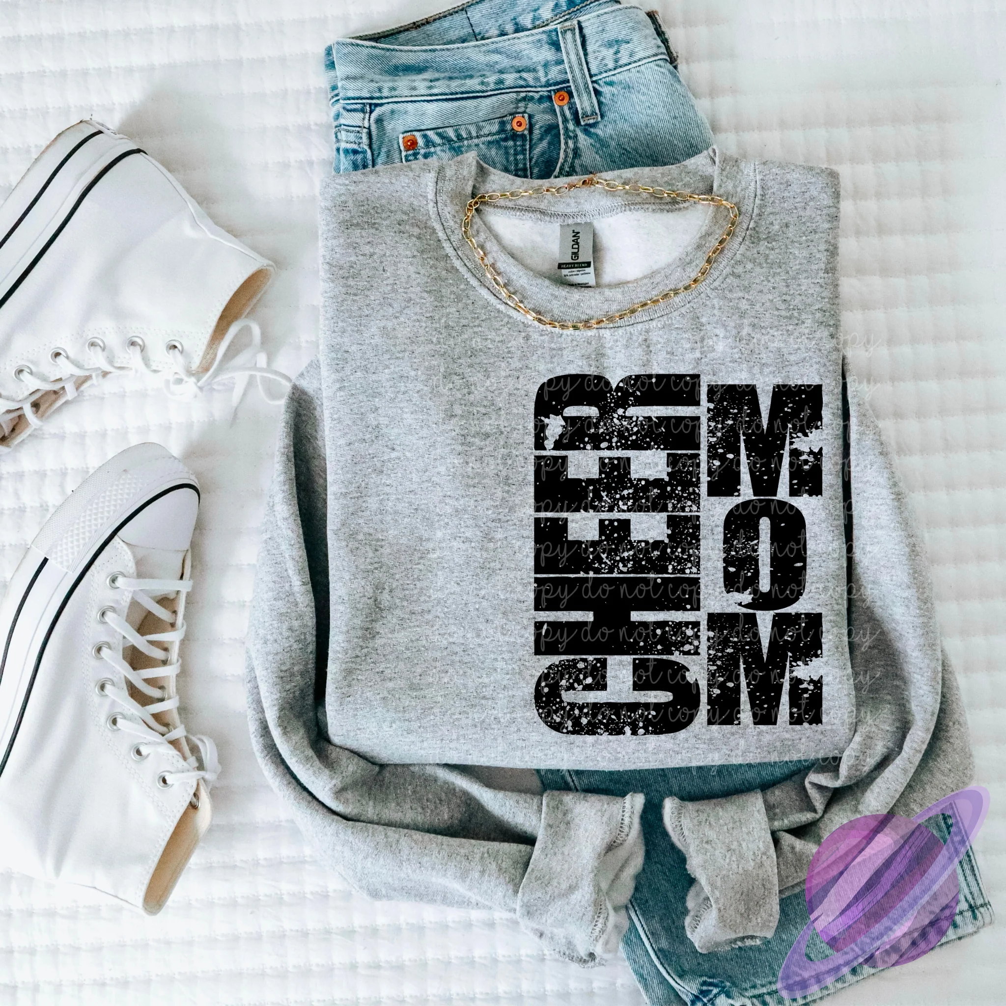 SPORTS MOM COLLECTION WITH NO BOW SWEATSHIRT (MULTIPLE OPTIONS - PUT THE OPTION IN THE ORDER NOTES) - Image 3