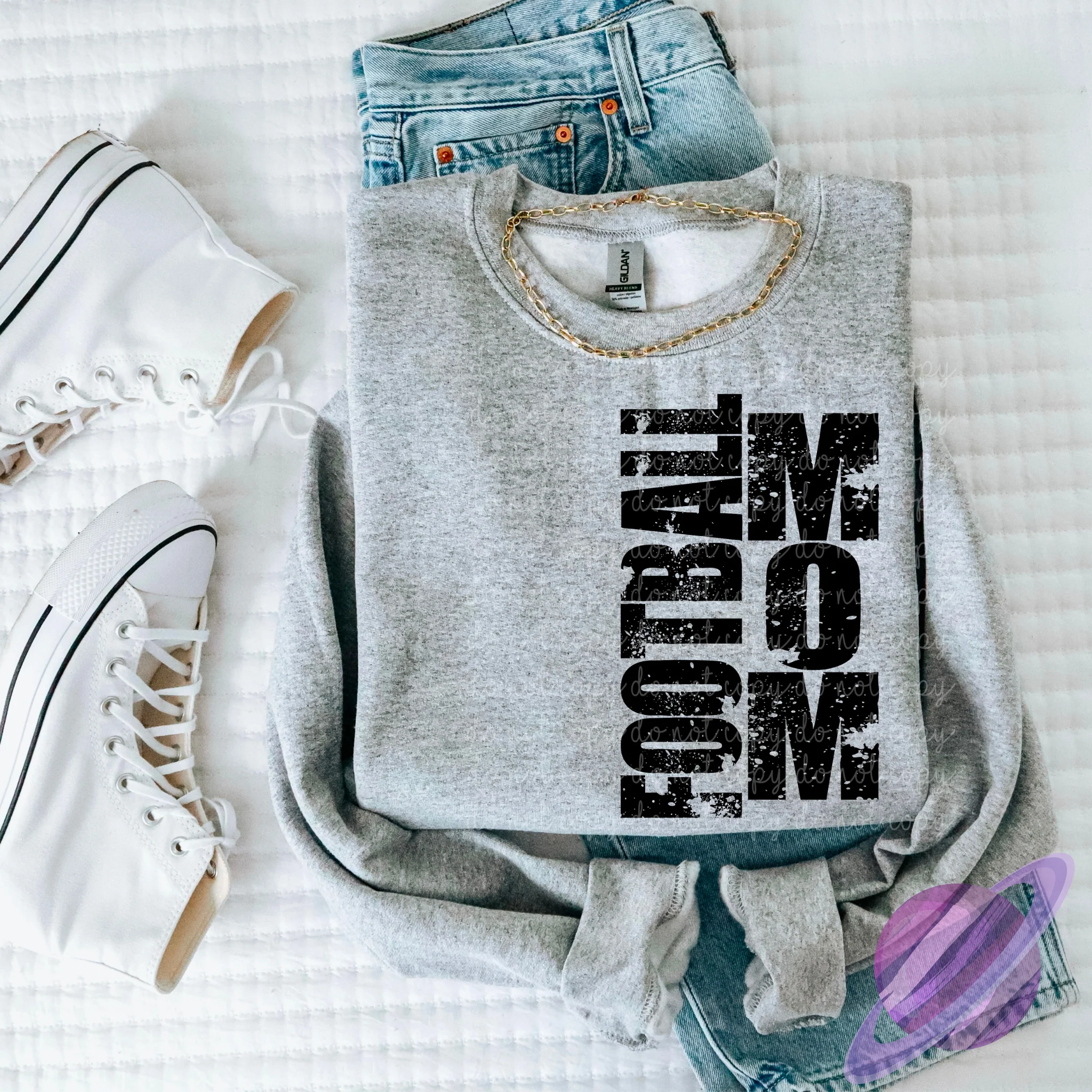 SPORTS MOM COLLECTION WITH NO BOW SWEATSHIRT (MULTIPLE OPTIONS - PUT THE OPTION IN THE ORDER NOTES) - Image 6