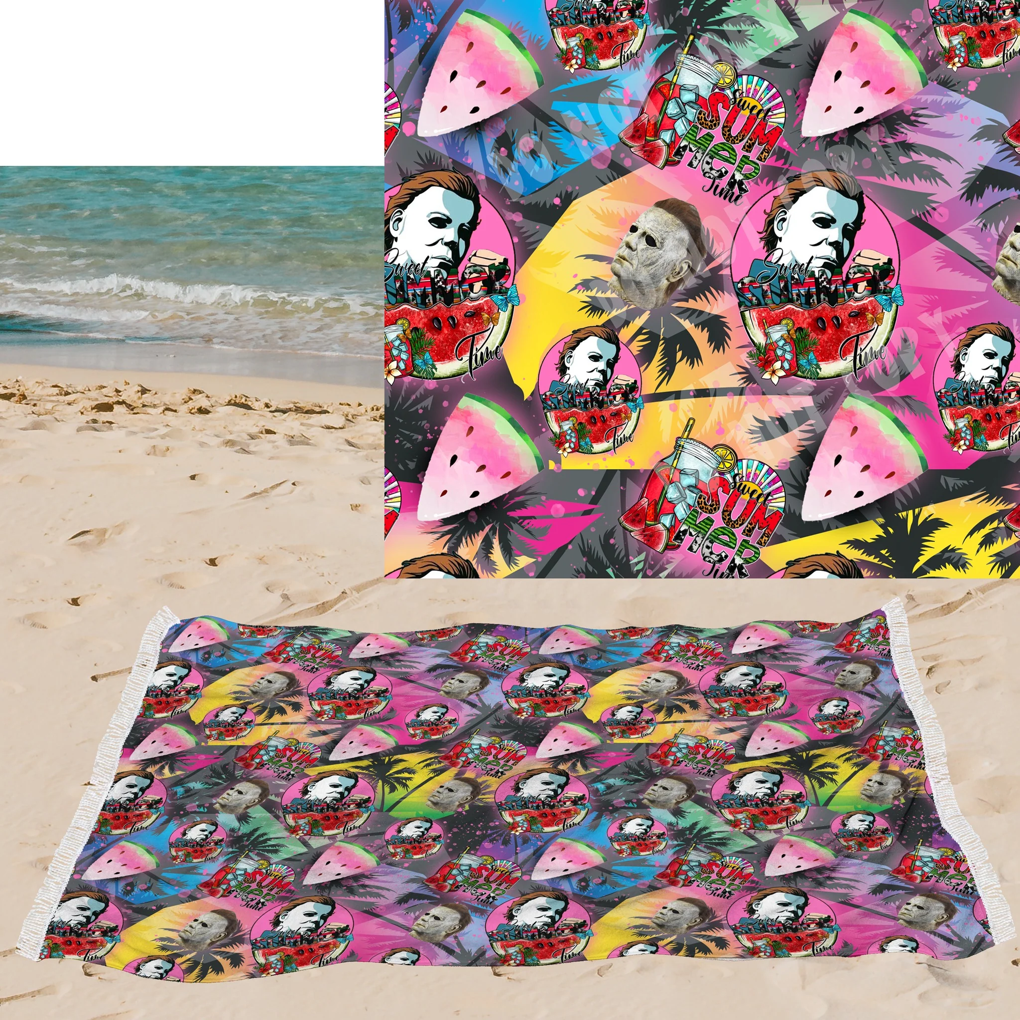 Summer Mike -OVERSIZED BEACH TOWEL 6-PREORDER CLOSING 3/20
