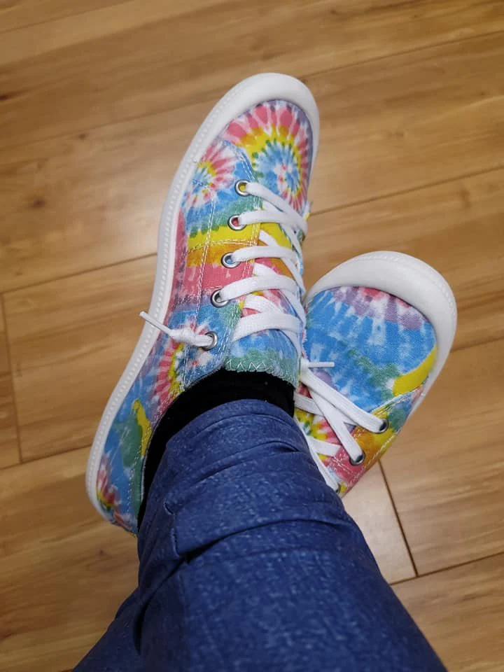 SUMMER SNEAKER - RAINBOW TIE DYE - Image 5