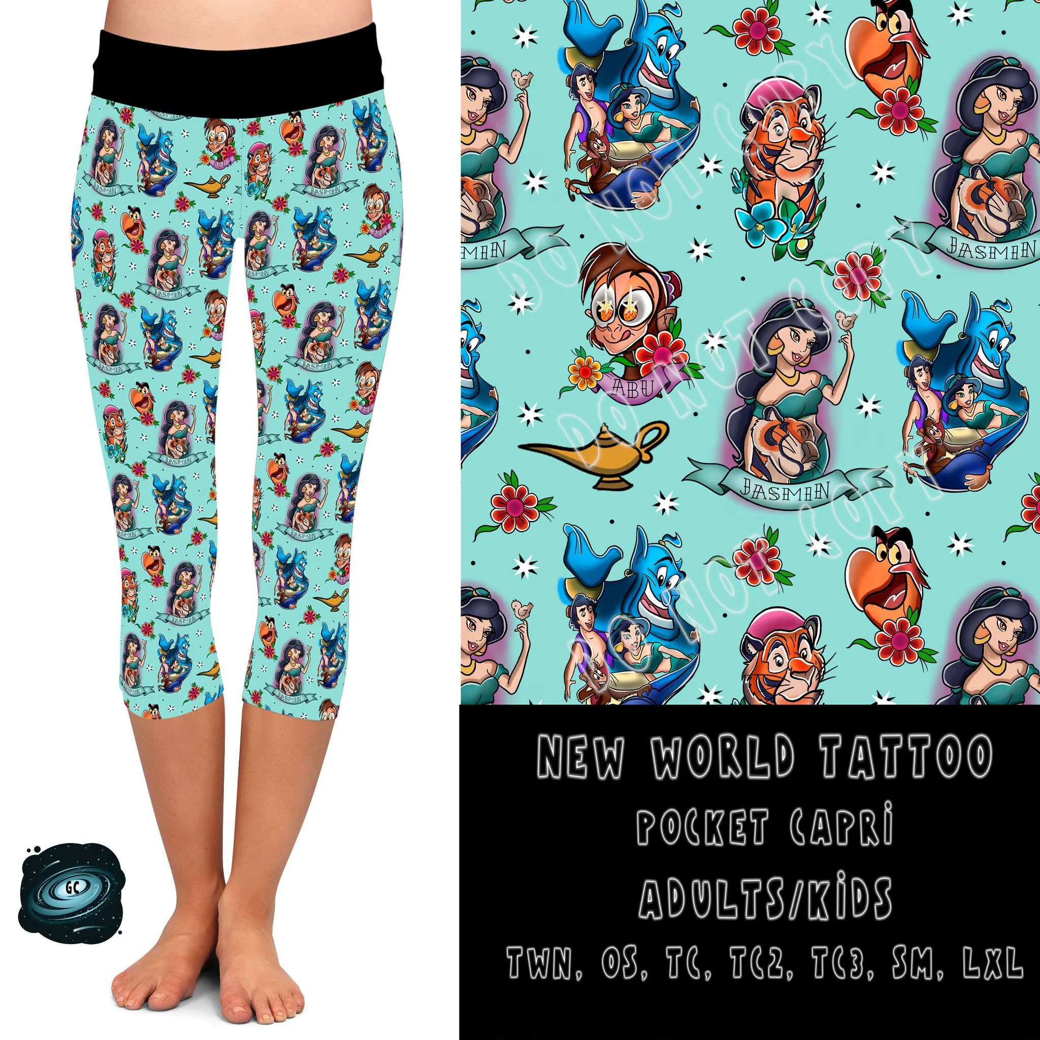TATTOO RUN- NEW WORLD- POCKET LEGGING/JOGGER - Image 3