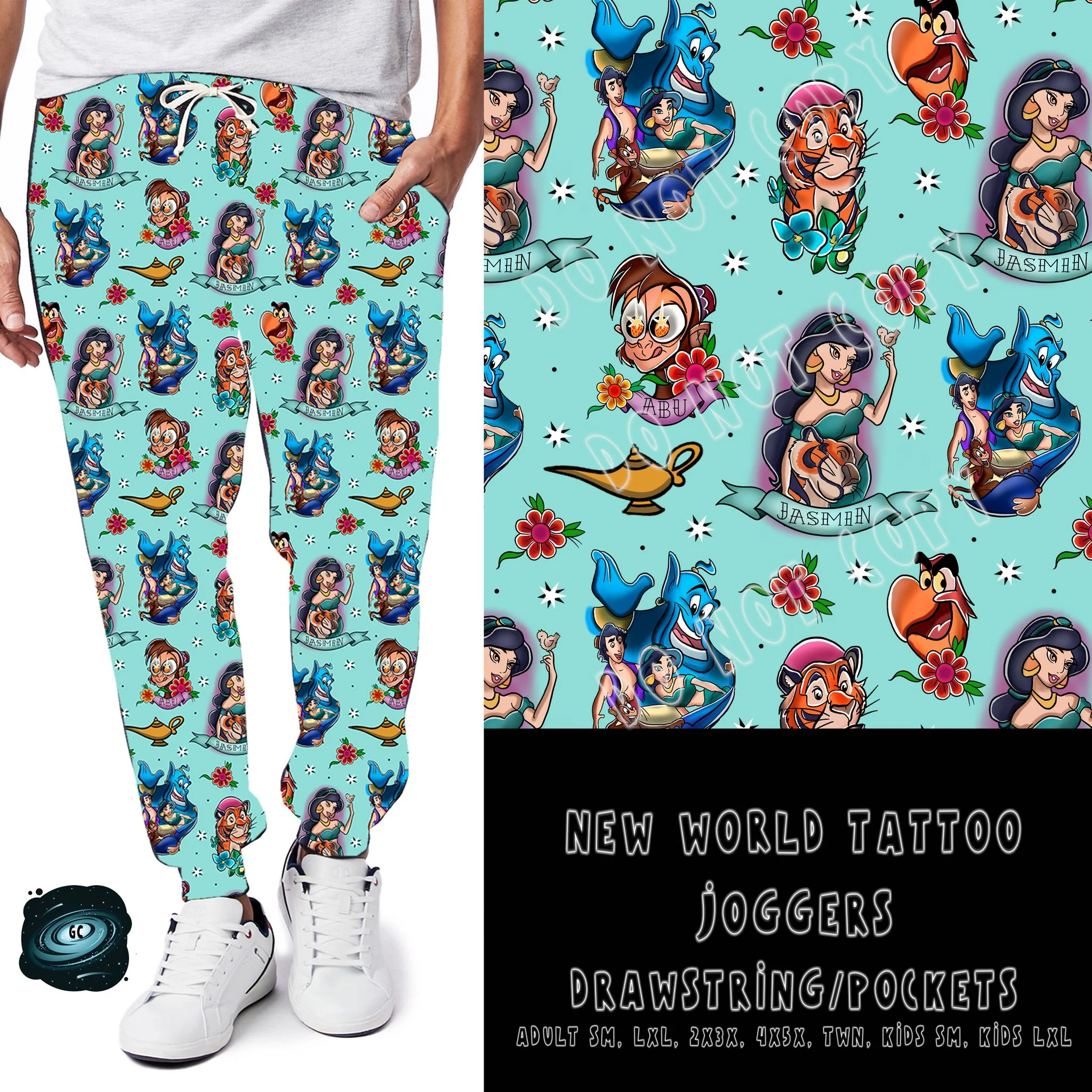 TATTOO RUN- NEW WORLD- POCKET LEGGING/JOGGER - Image 5