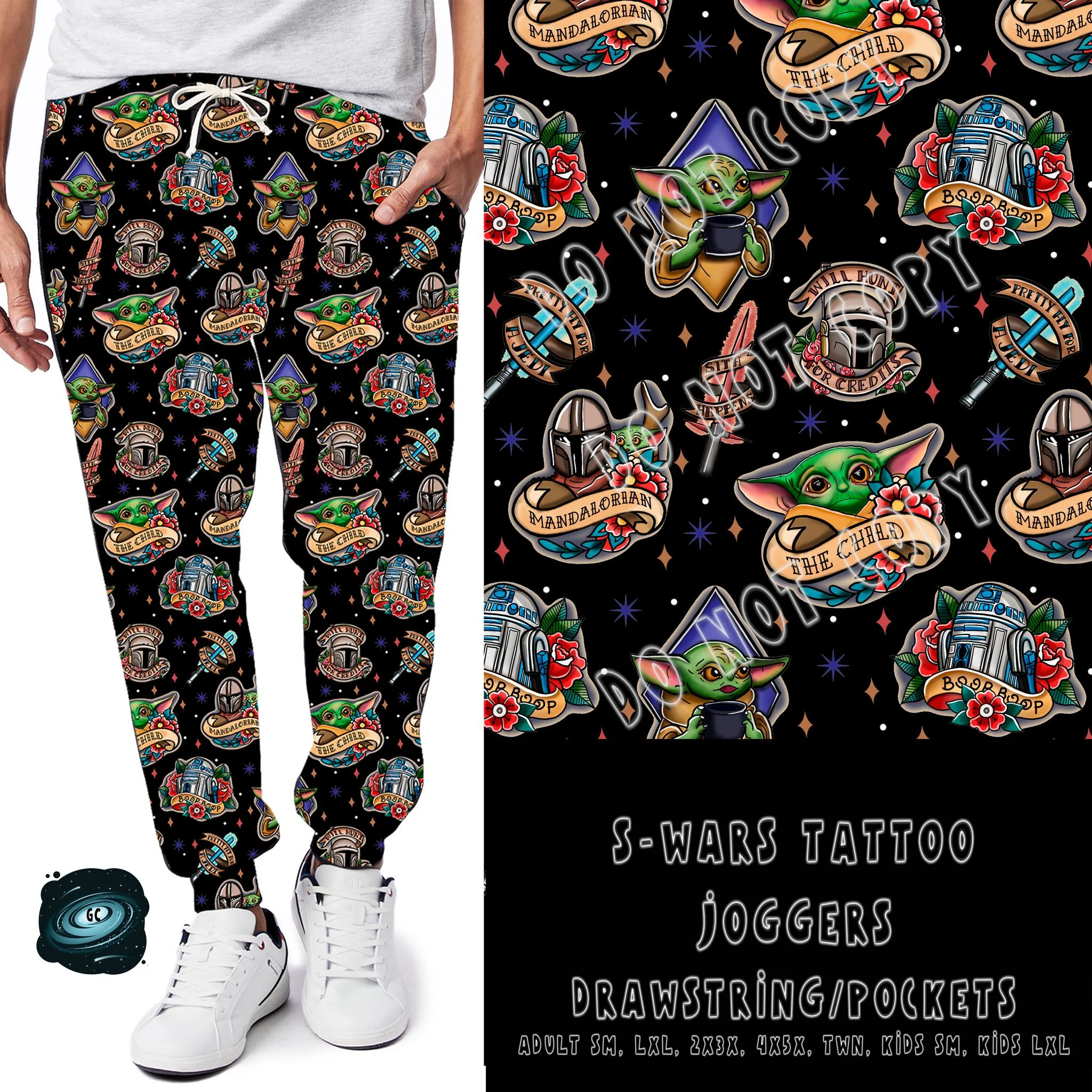 TATTOO RUN- SWARS- POCKET LEGGING/JOGGER - Image 4