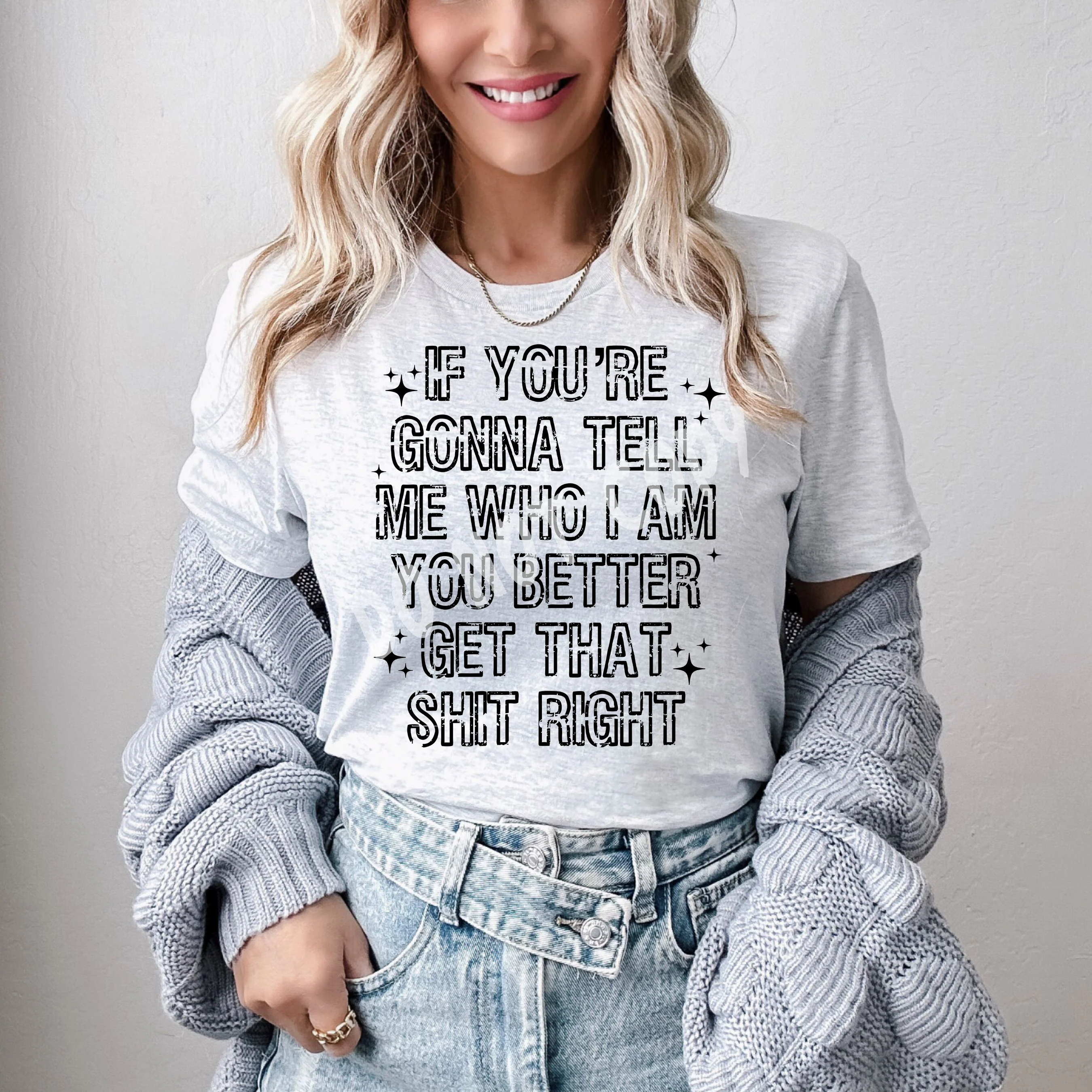 TELL ME WHO I AM TEE