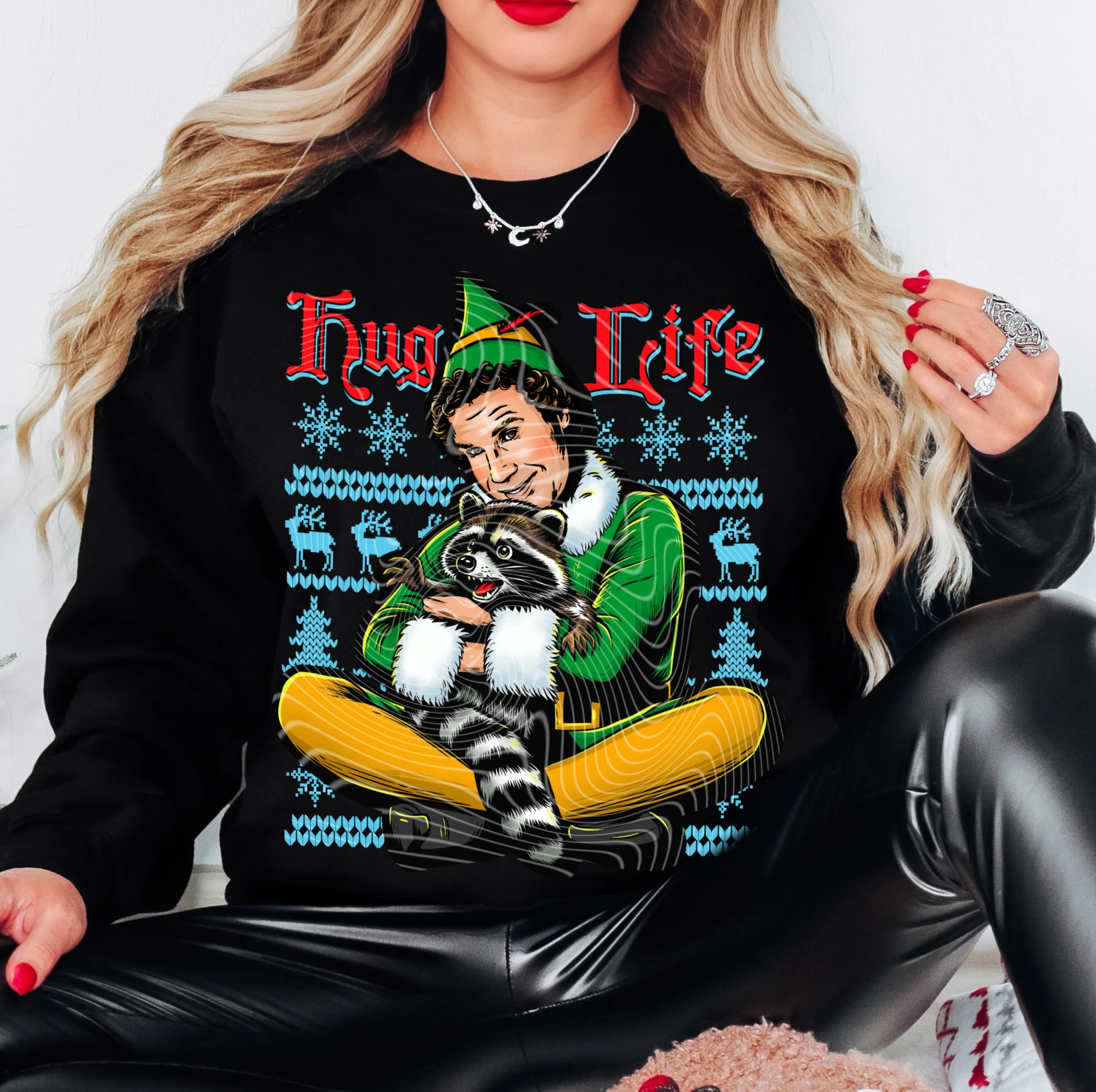 THUG LIFE SWEATSHIRT W/ SLEEVE PRINT - Image 2
