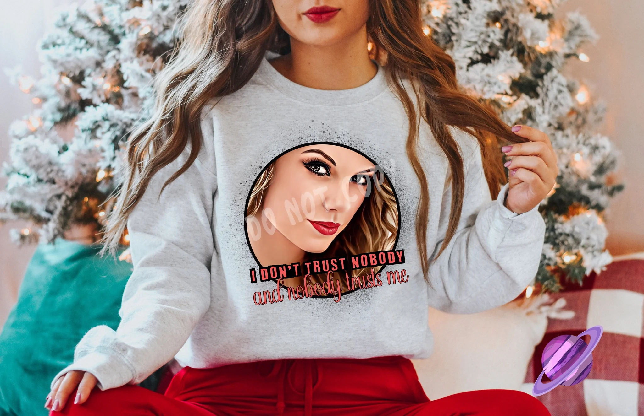 TRUST NOBODY - CREW NECK SWEATSHIRT