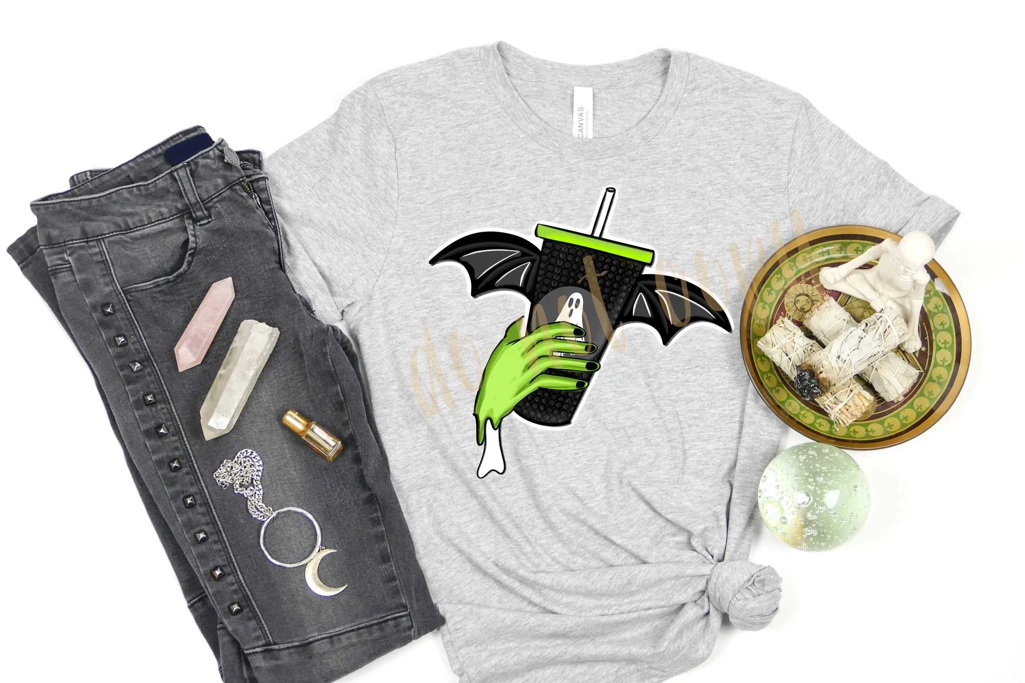 TSF RUN-CUP OF GHOUL UNISEX TEE ADULTS/KIDS - Image 2