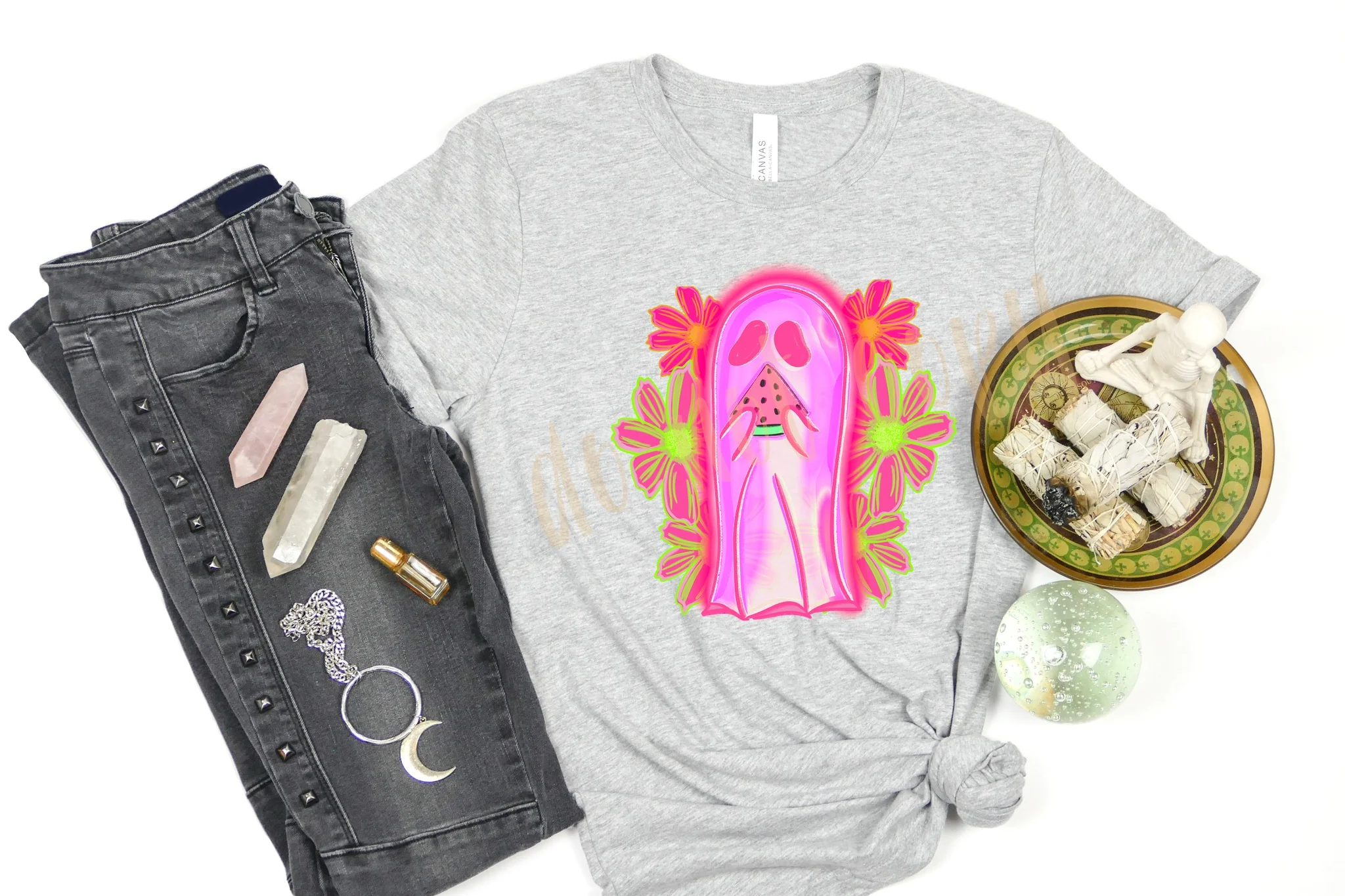 TSF RUN-MELON GHOSTIES UNISEX TEE ADULTS/KID - Image 2